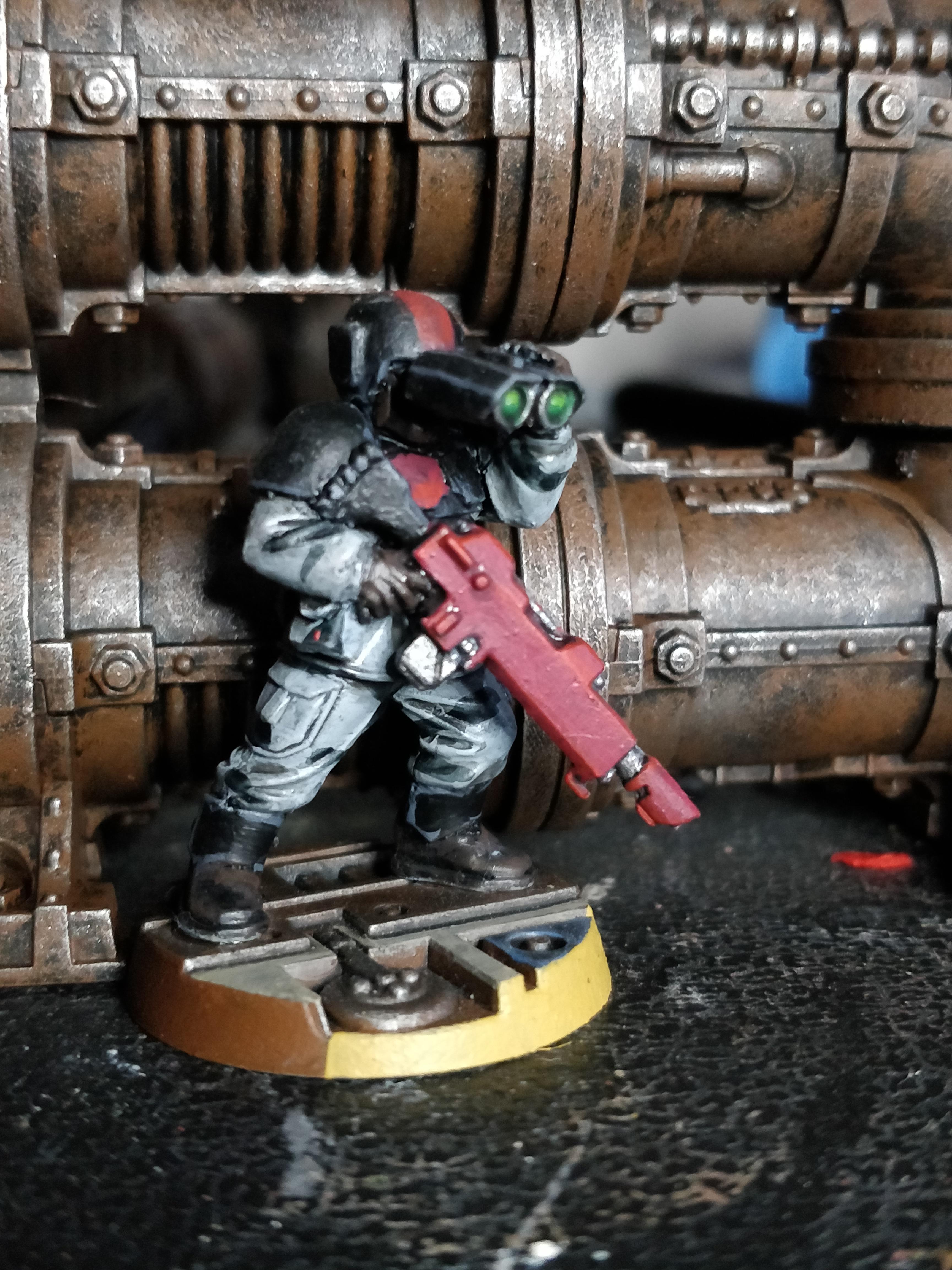 8th, Astra, Astra Militarum, Binoculars, Guard, Imperial, Militarum, Necromunda, Necromundian, Spider, Spotter, Zone Mortalis
