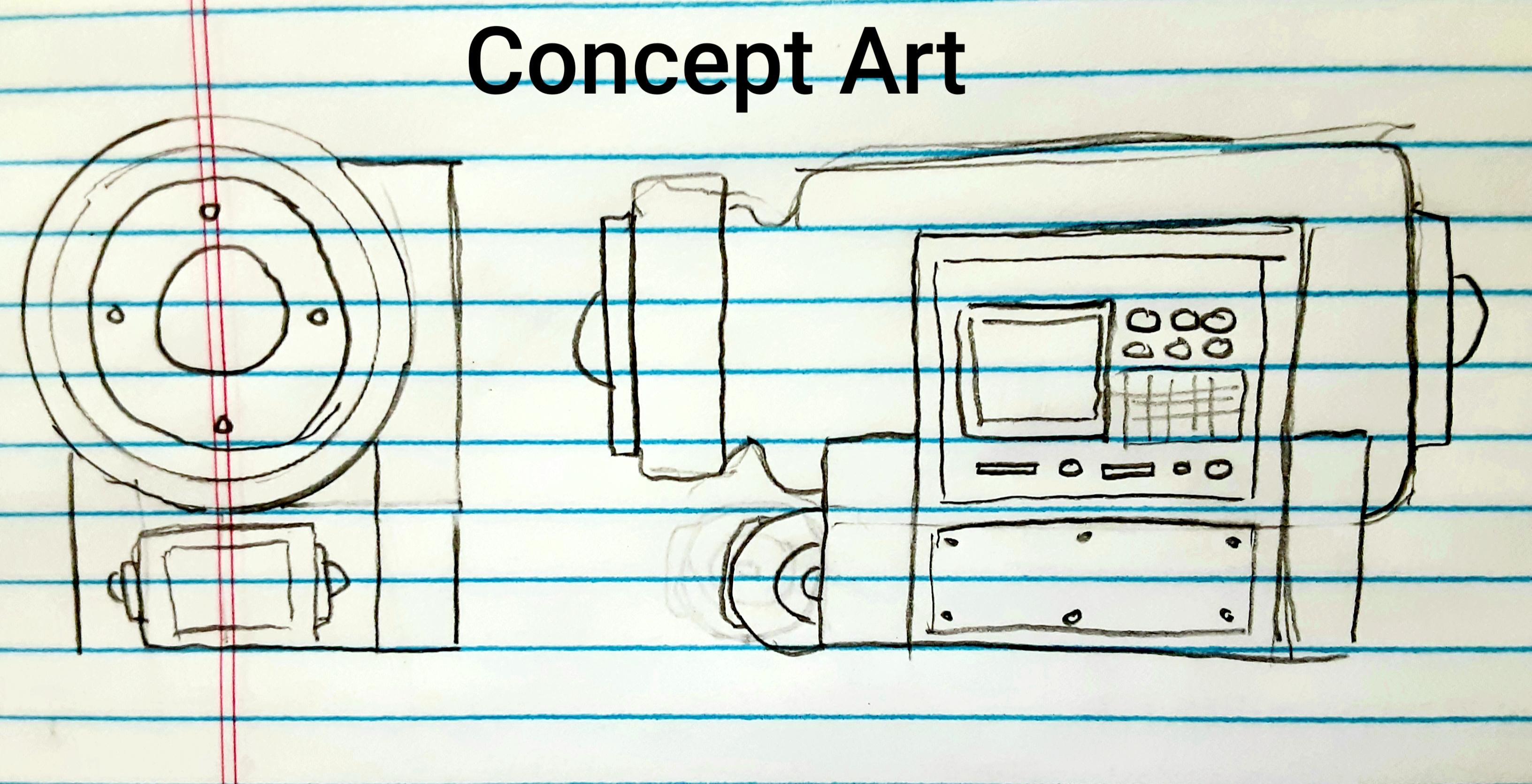 Pill Bottle Industrial Machinery Concept Art