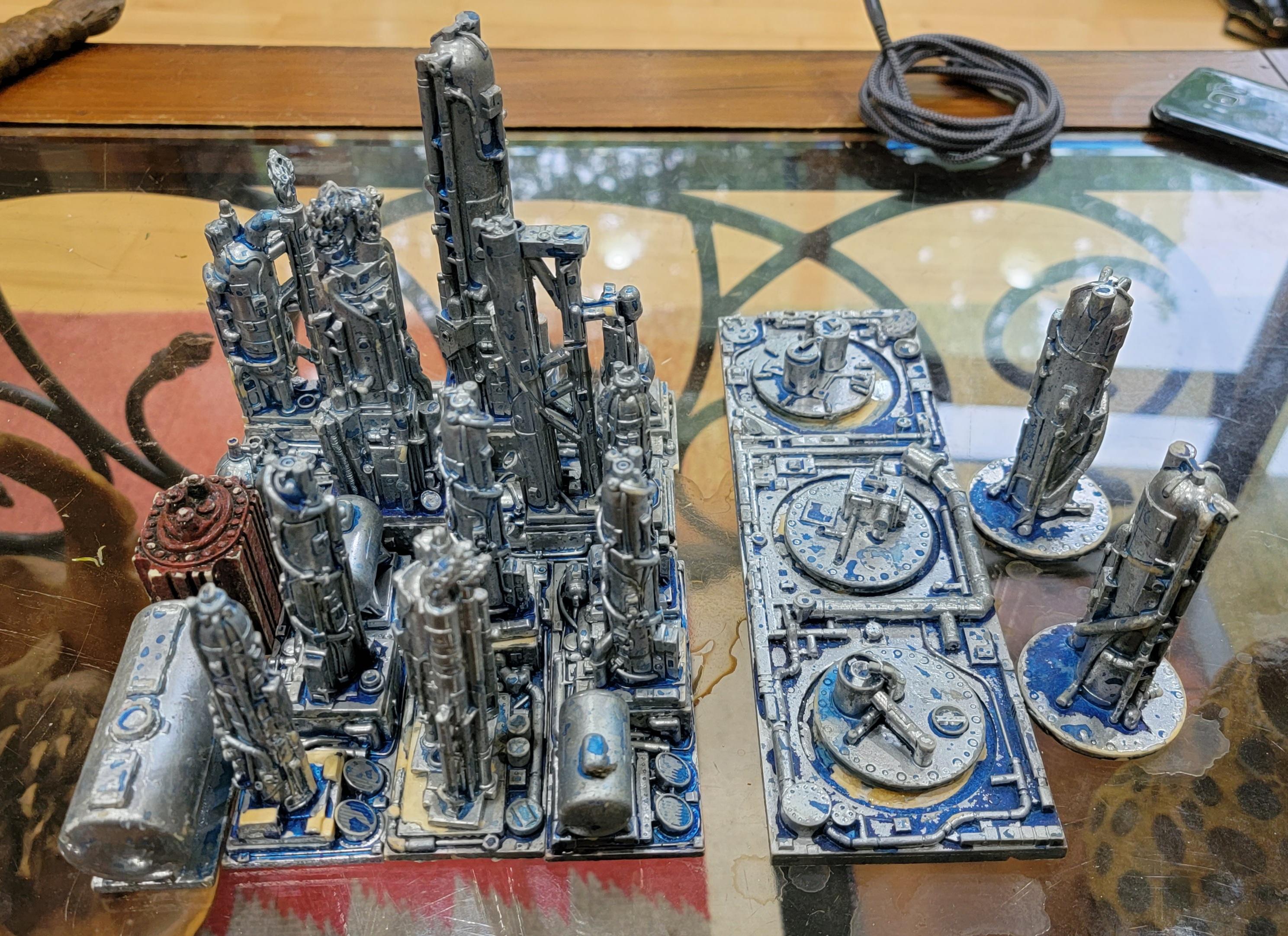 OOP Armorcast refinery towers