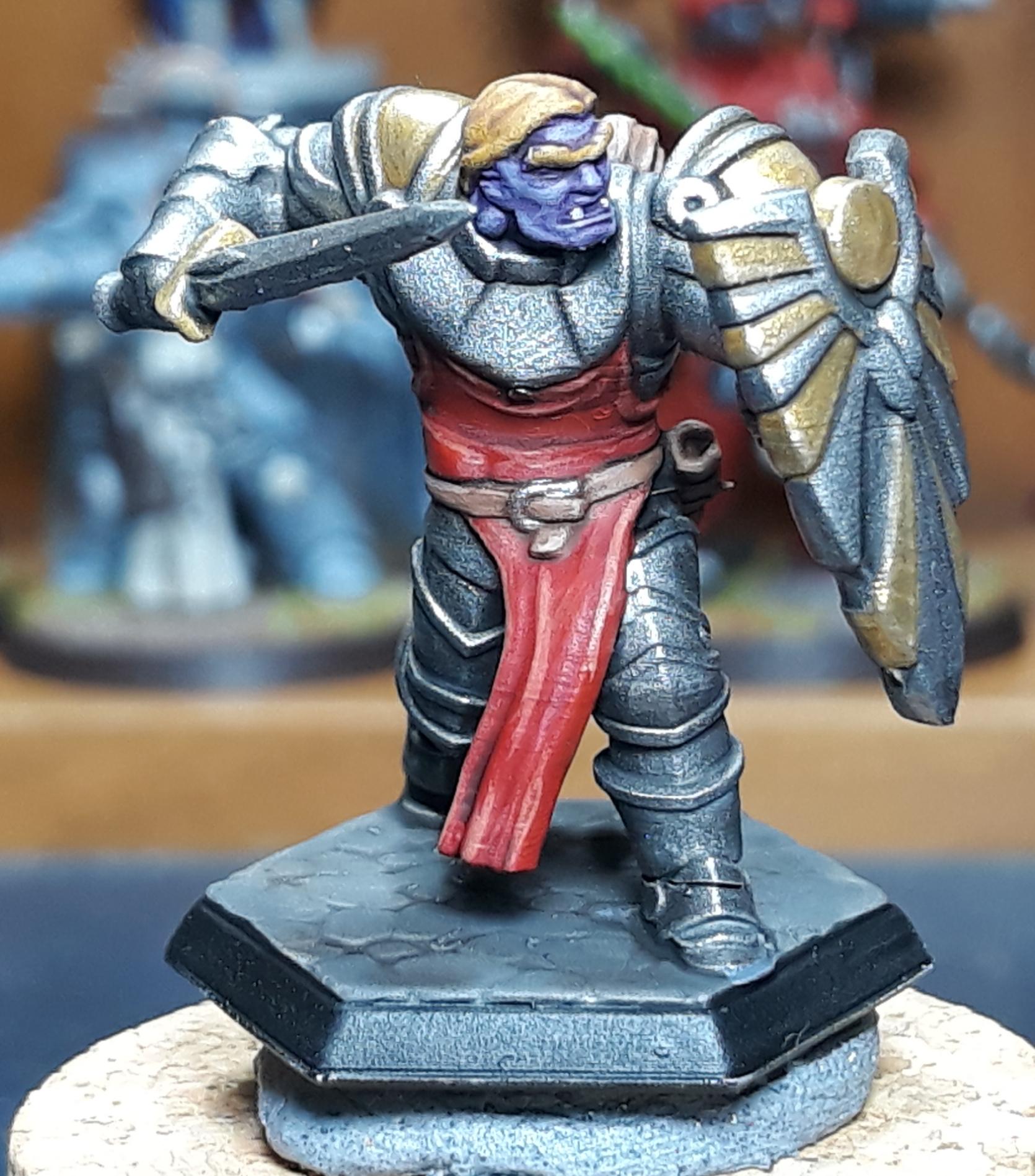 DND commission half-orc WIP 4