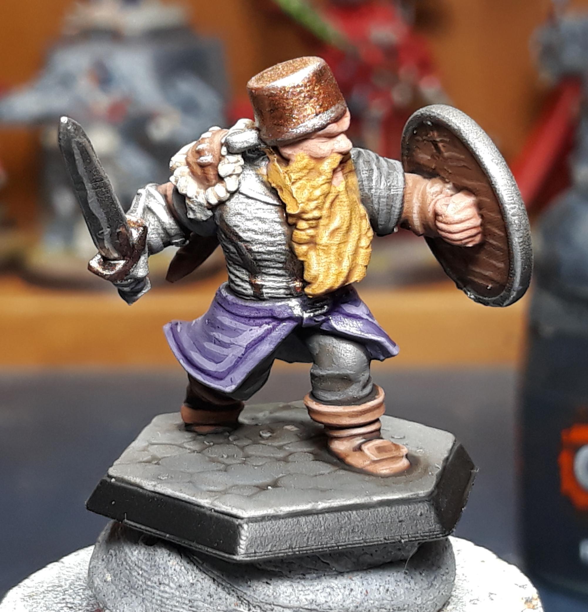 DND commission Dwarf WIP 4 Front