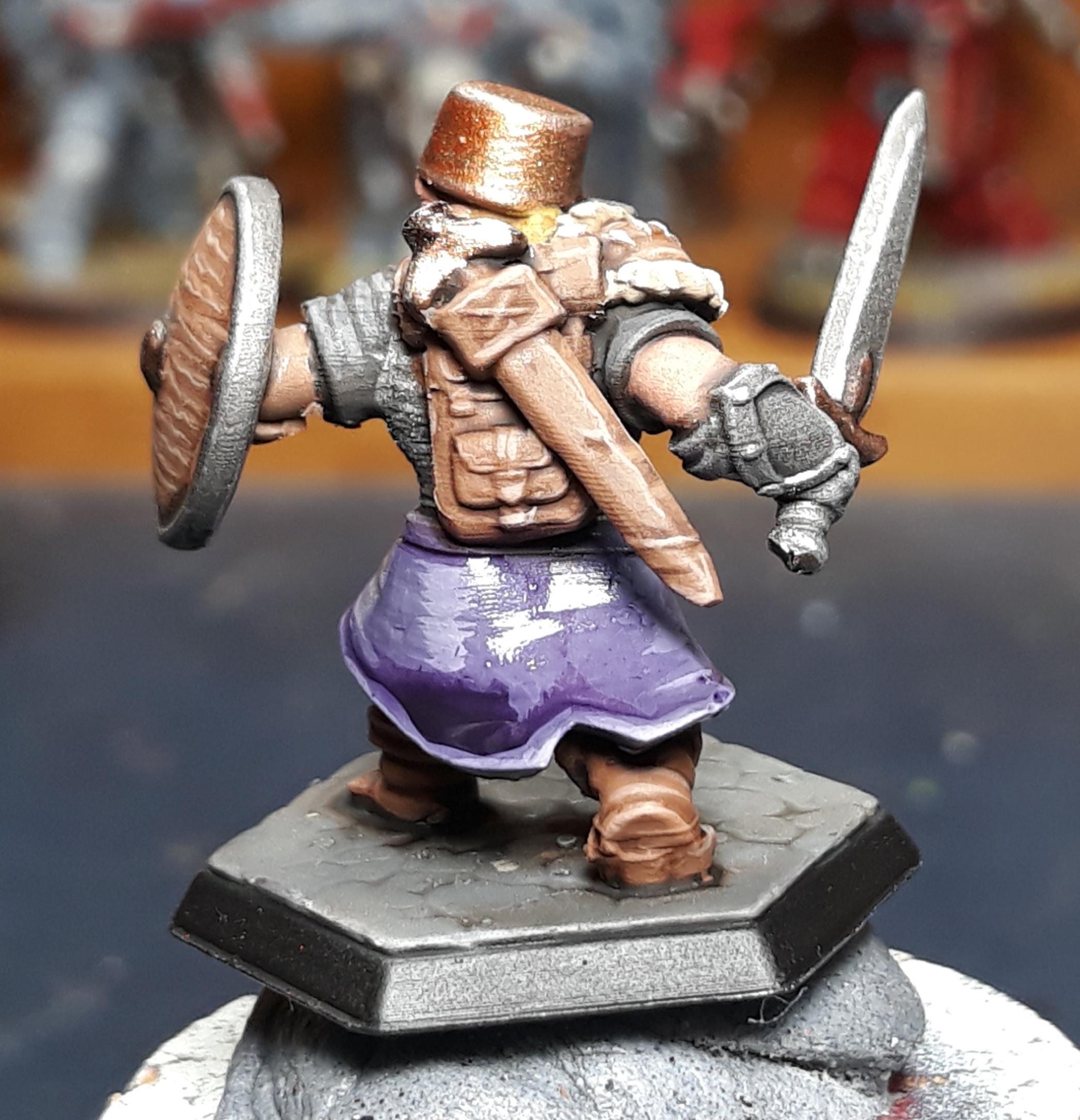 DND commission Dwarf WIP 4 rear