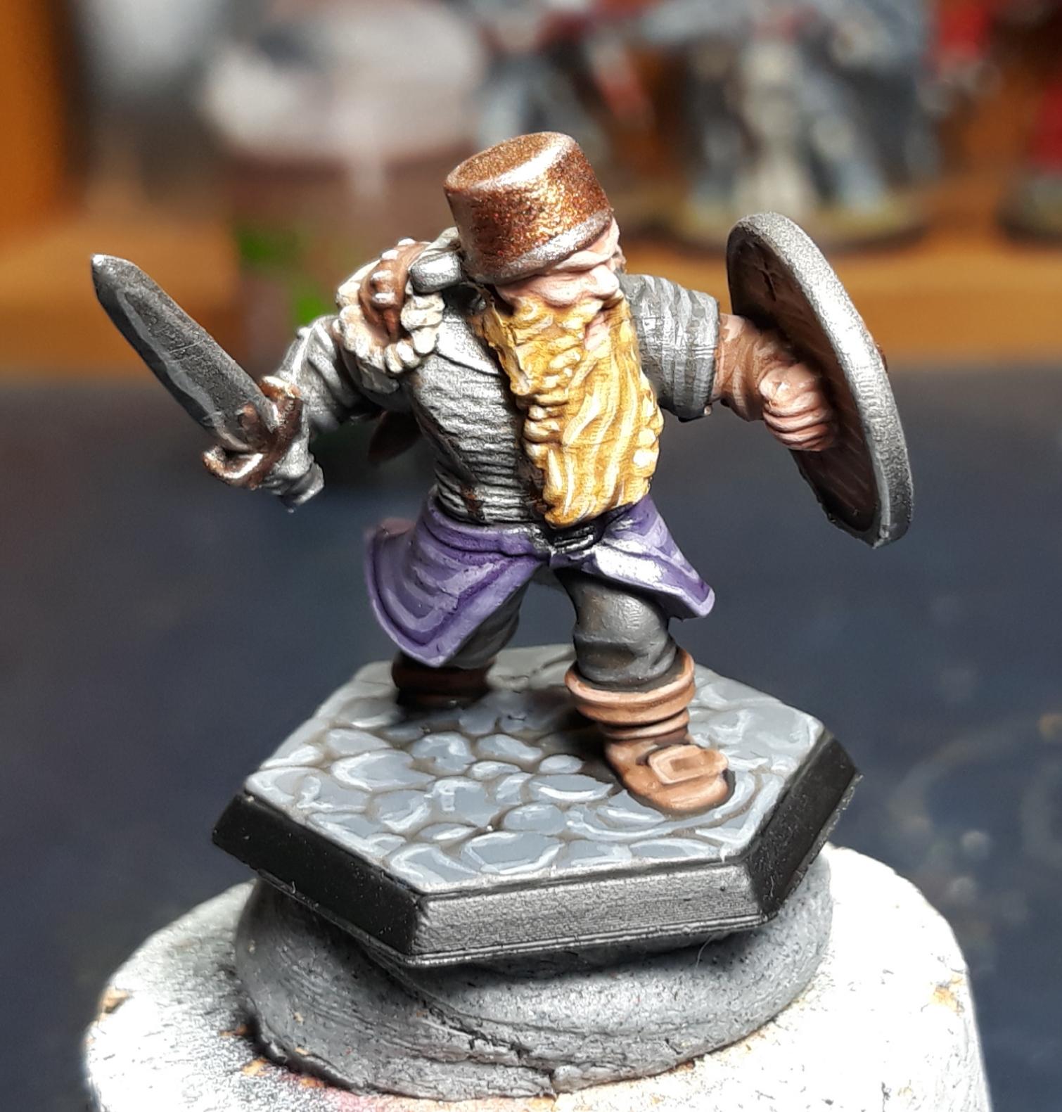 DND commission dwarf WIP 5 Front