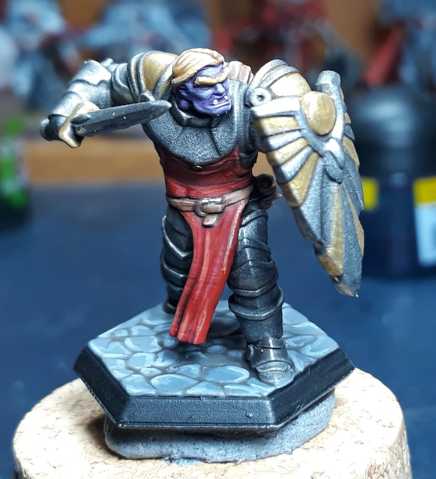 DND commission half orc WIP 5 Front