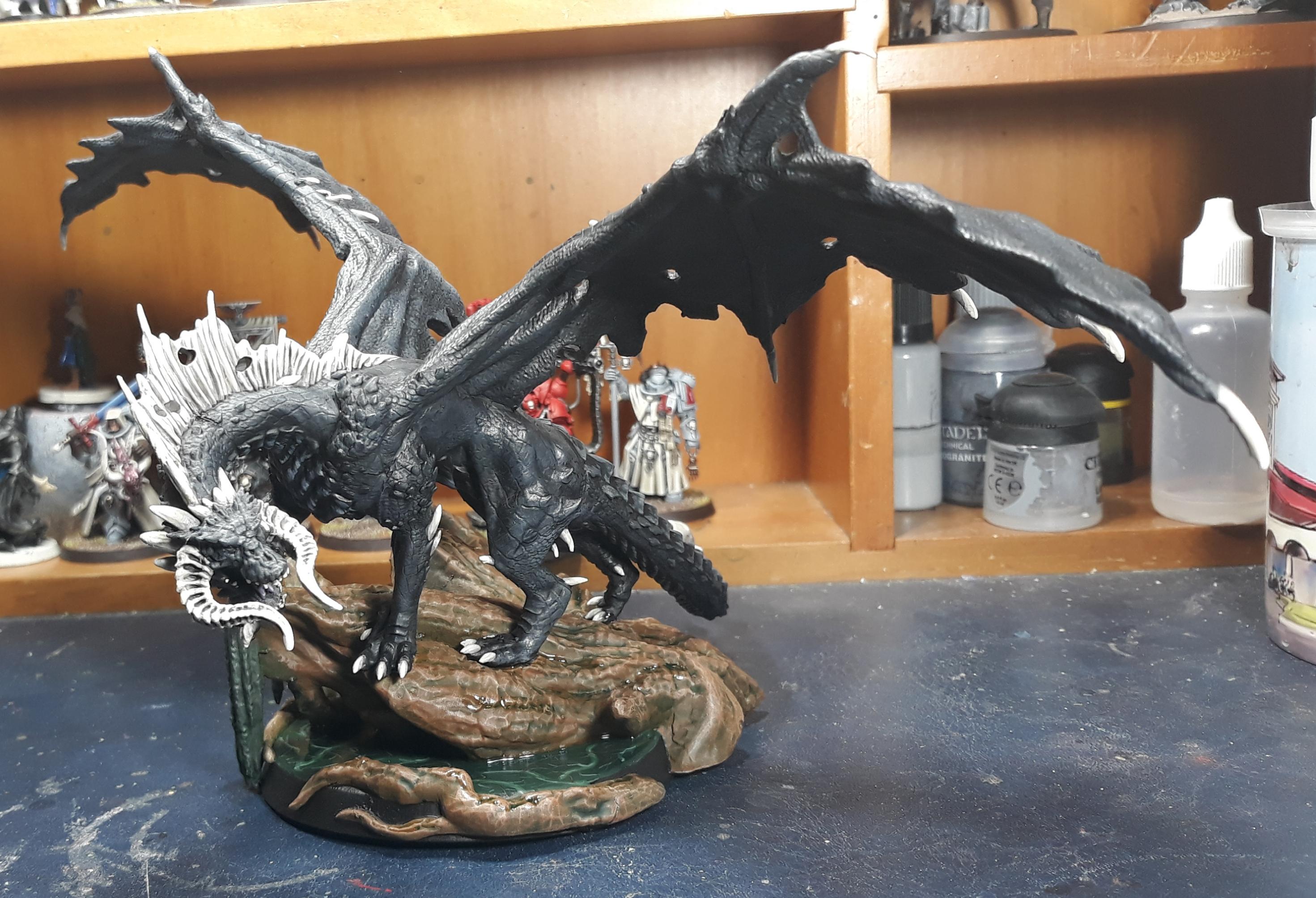 DnD Black Dragon Done Front