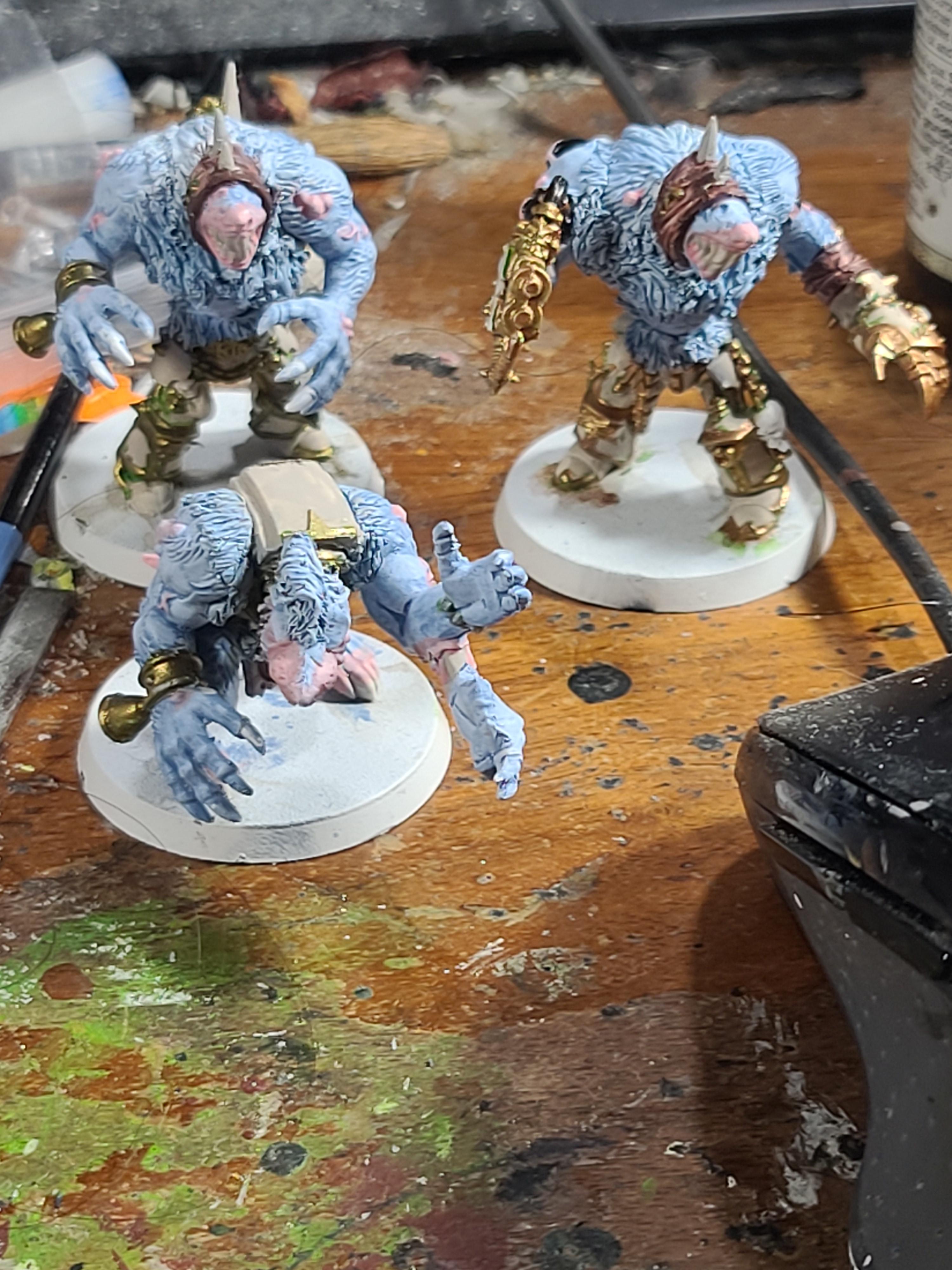 Chaos, Chaos Space Marines, Games Workshop, Rat, Rat Ogre, Skaven, Terminator Armor