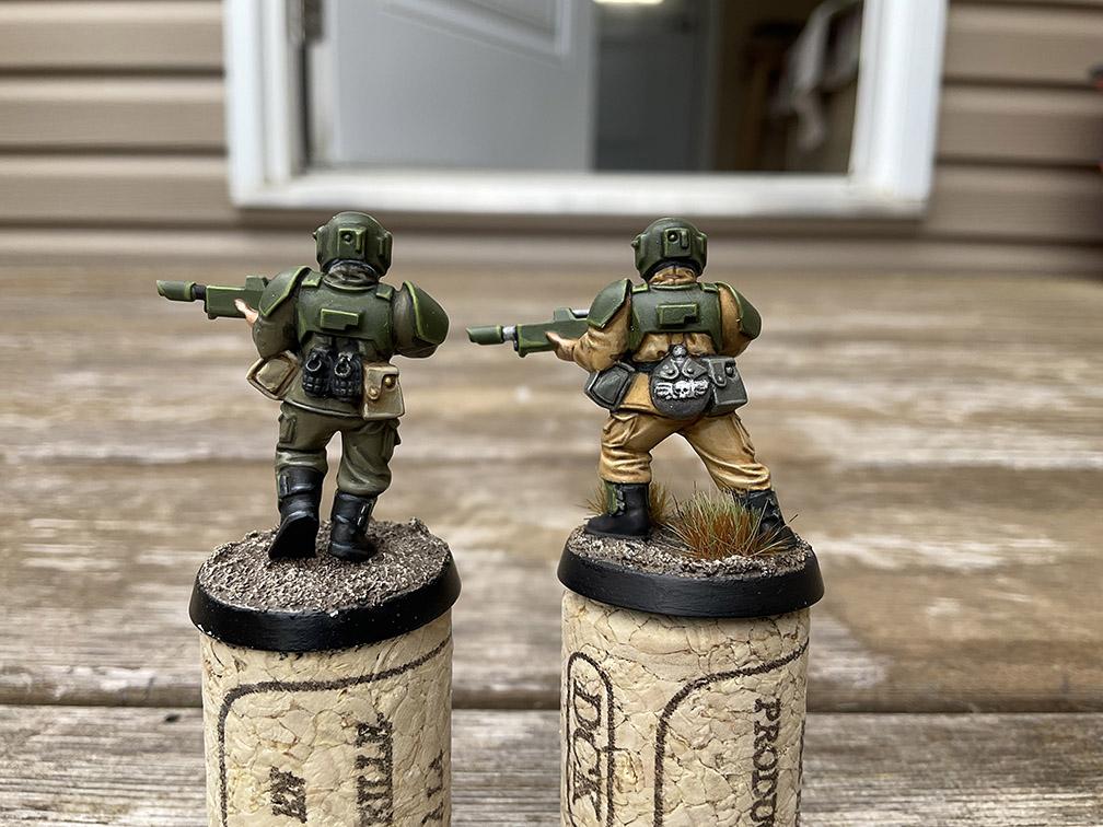 Astra Militarum, Cadians, Green, Imperial Guard, Infantry