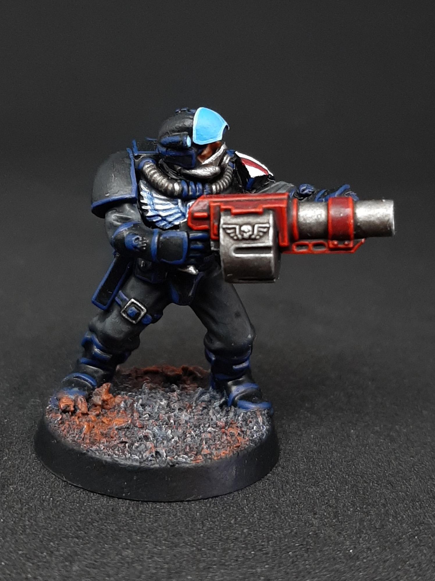 Adeptus, Adeptus Arbites, Arbitrators, Autocannon, Bolter, Boltgun, Dredd, Enforcers, Flamer, Grenade, Judge, Launcher, Necromunda, Police, Sentinel, Slugger, Stubber, Sump, Underhive