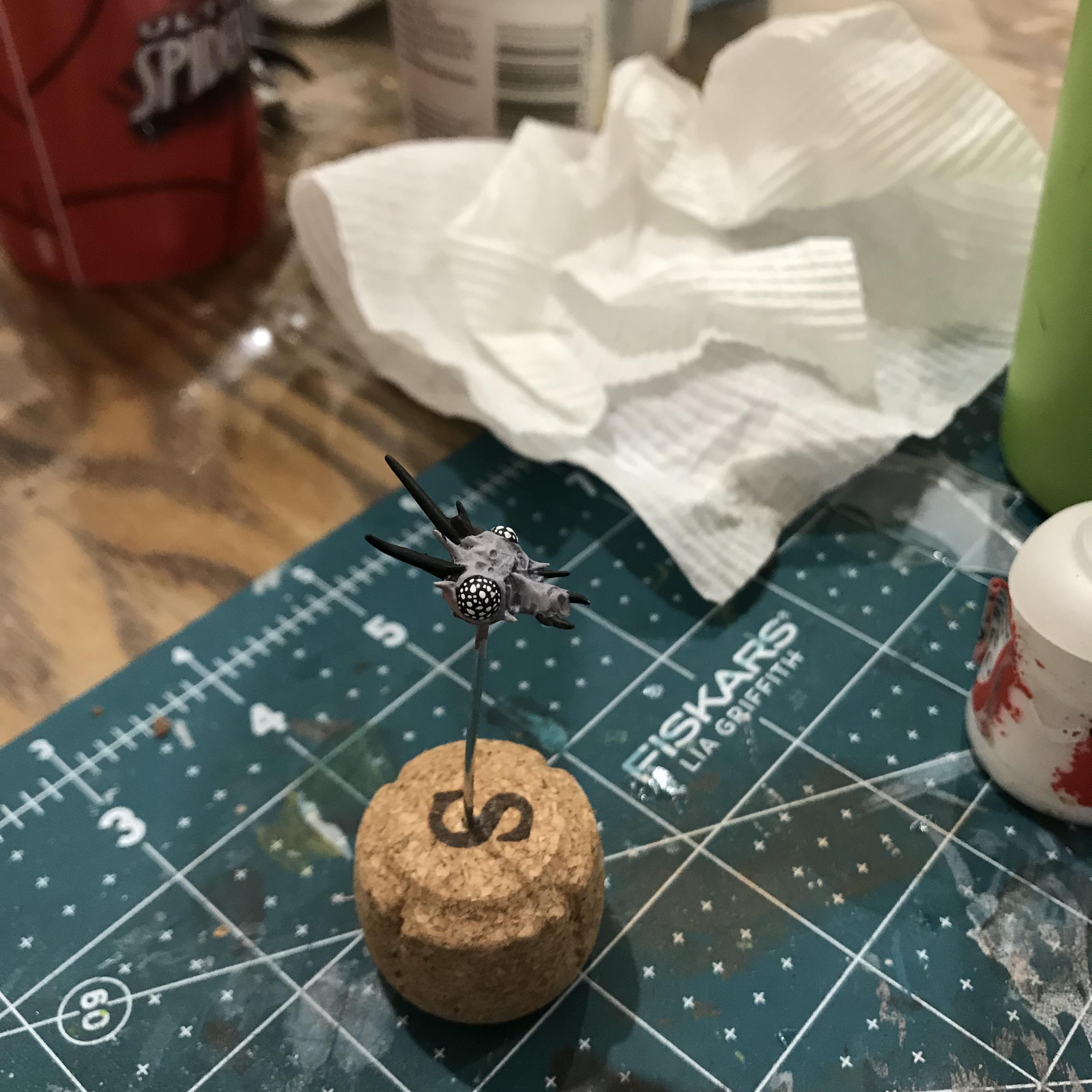 54mm, Chaos Space Marines, Conversion, Daemon Prince, Greenstuff, Inquisitor, Metal Miniatures, Nugle Conversion, Nurgle, Warhammer 40,000