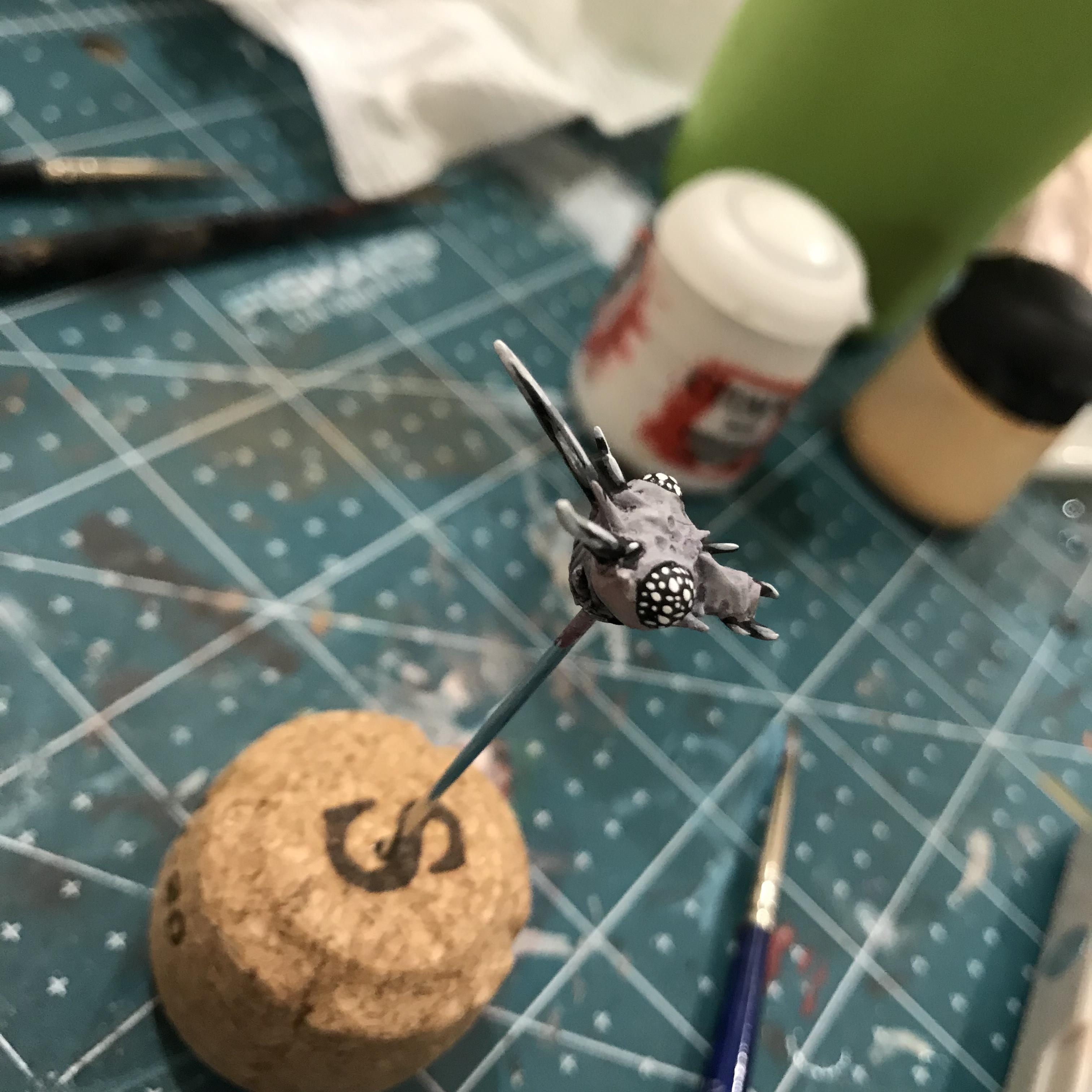 54mm, Chaos Space Marines, Conversion, Daemon Prince, Greenstuff, Inquisitor, Metal Miniatures, Nugle Conversion, Nurgle, Warhammer 40,000