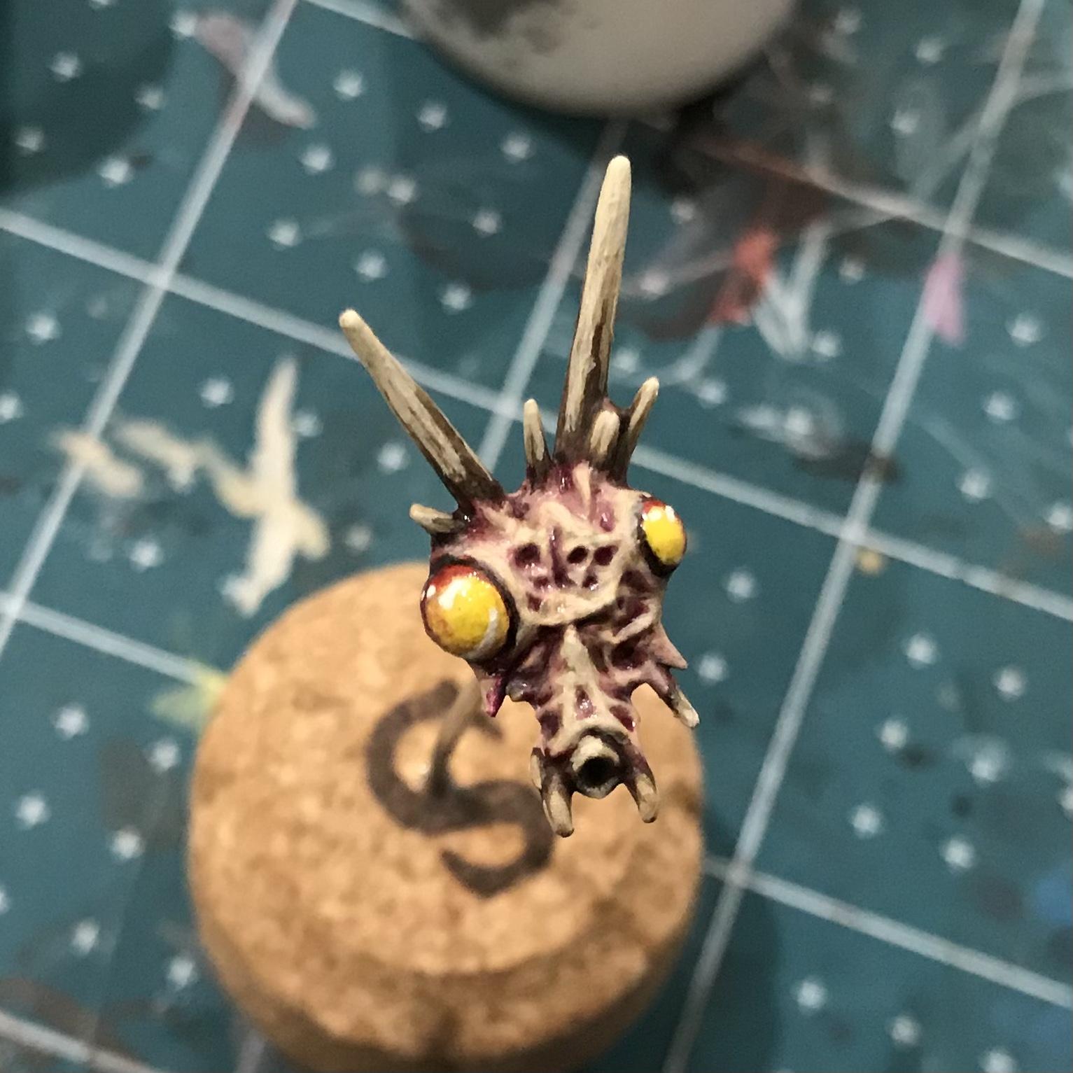 54mm, Chaos Space Marines, Conversion, Daemon Prince, Greenstuff, Inquisitor, Metal Miniatures, Nugle Conversion, Nurgle, Warhammer 40,000