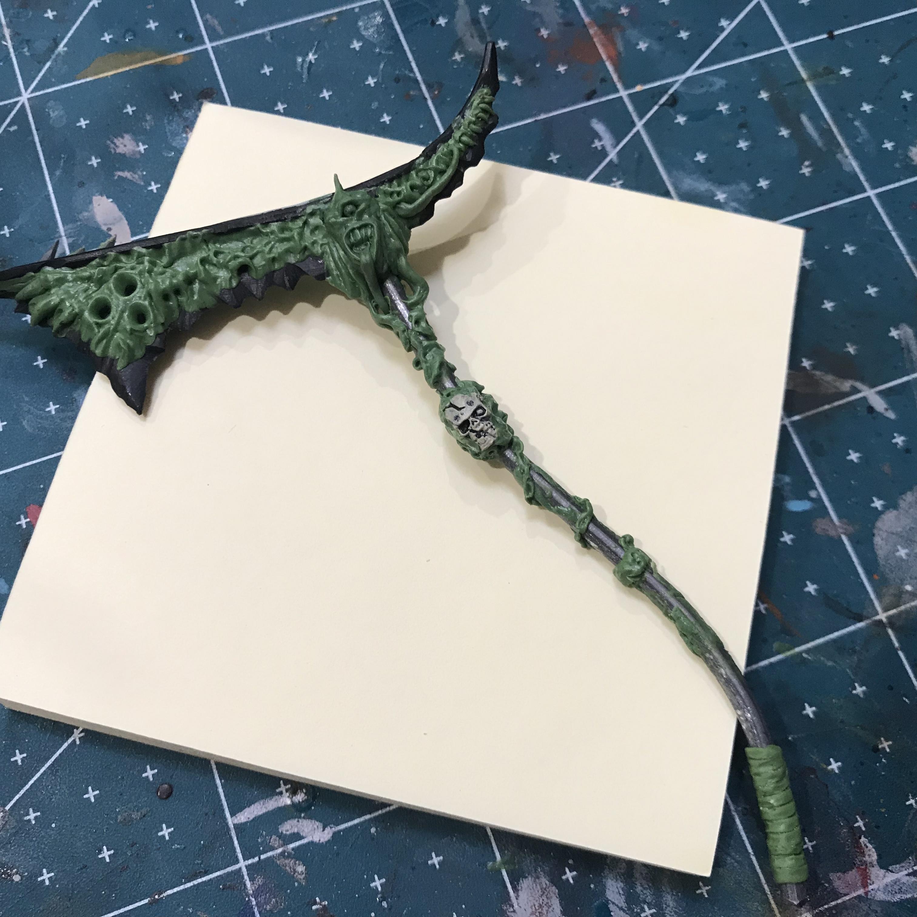 54mm, Chaos Space Marines, Conversion, Daemon Prince, Greenstuff, Inquisitor, Metal Miniatures, Nugle Conversion, Nurgle, Warhammer 40,000