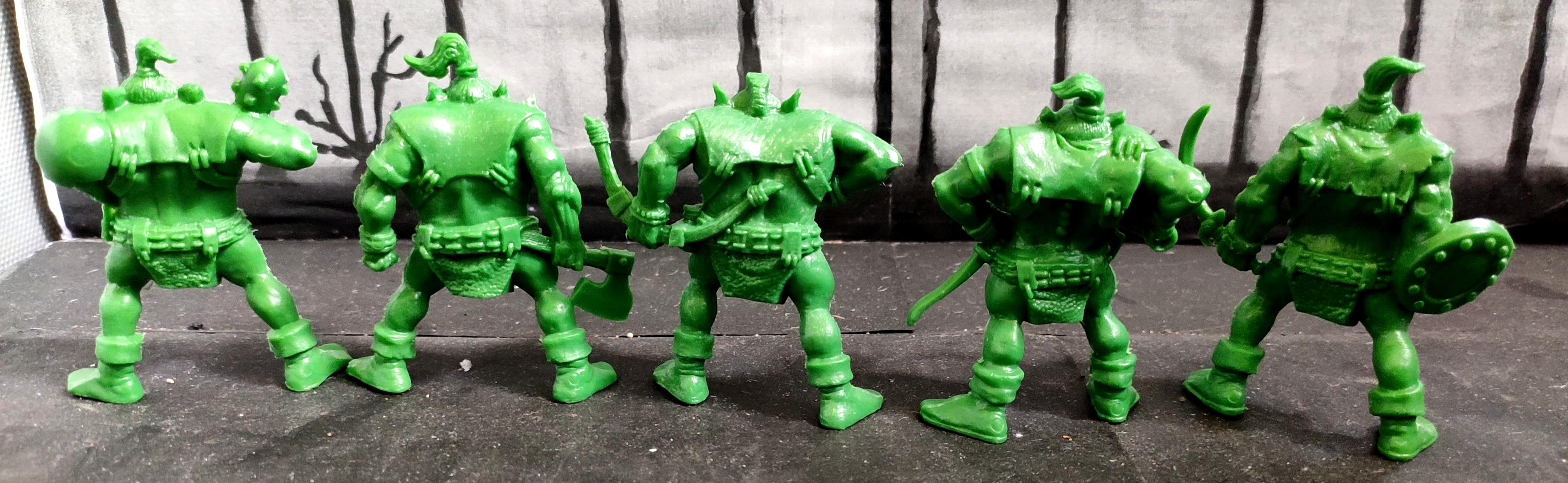 Archers, Axe, Fantasy Battles, From Russia, Infantry, Mace, Orks, Regiment, Technolog, Tehnolog, Tribe, Warband, Work In Progress