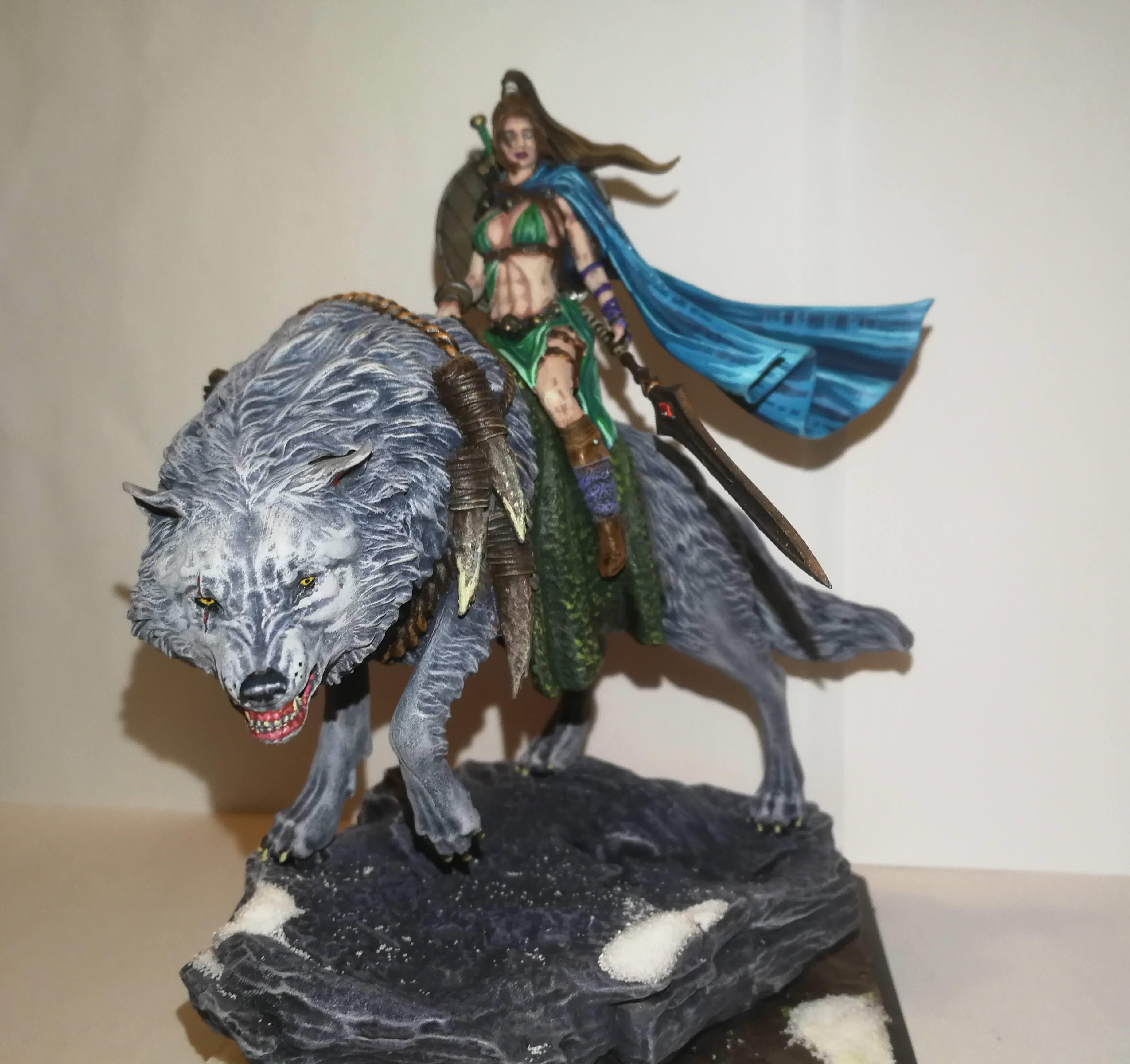 Boris, Rider, Vallejo, Warhammer Fantasy, Wolf