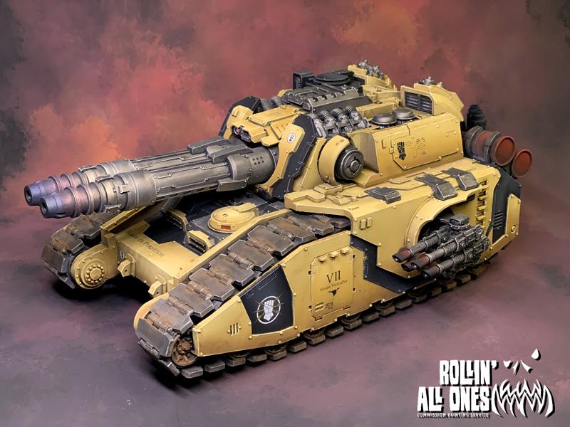 Horus Heresy, Imperial Fists, Kratos, Tank, Weathered