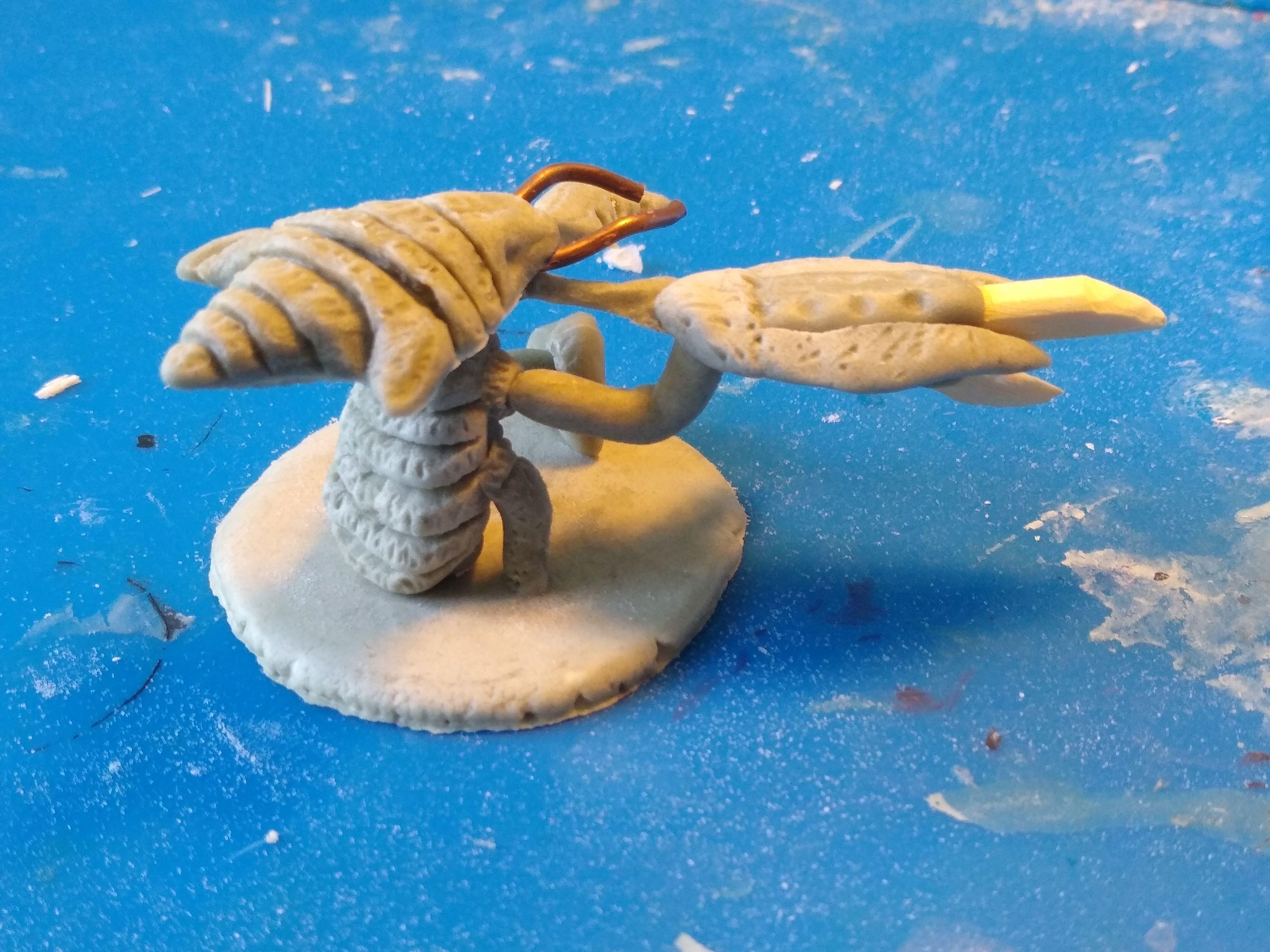 Ankheg, Dragon, Dungeons, Dungeons And Dragons, Mini, Miniature, Monster, Sculpting
