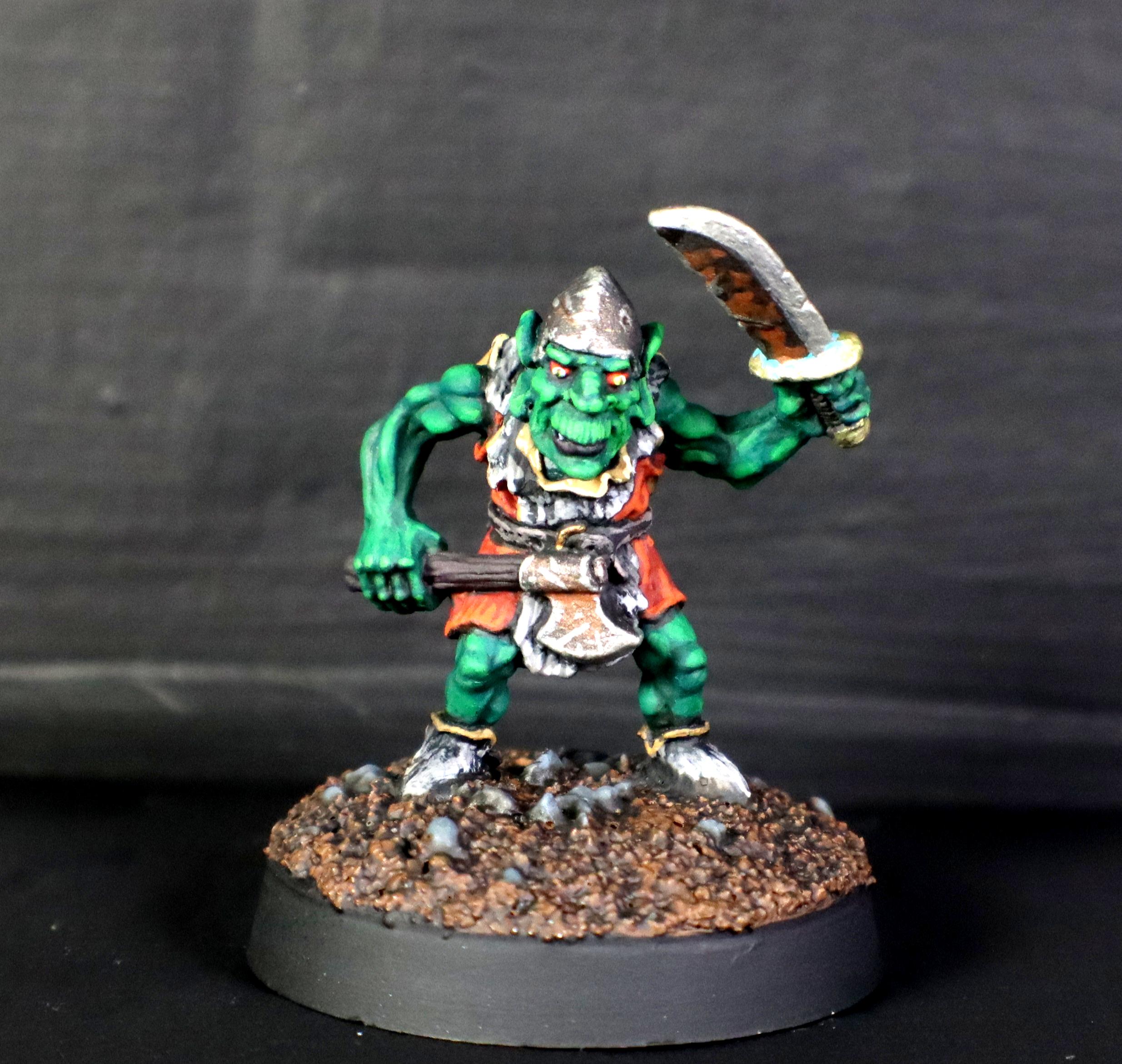 Carrero Arts, Goblin Raider, Ral Partha Goblin, Ral Partha Painted