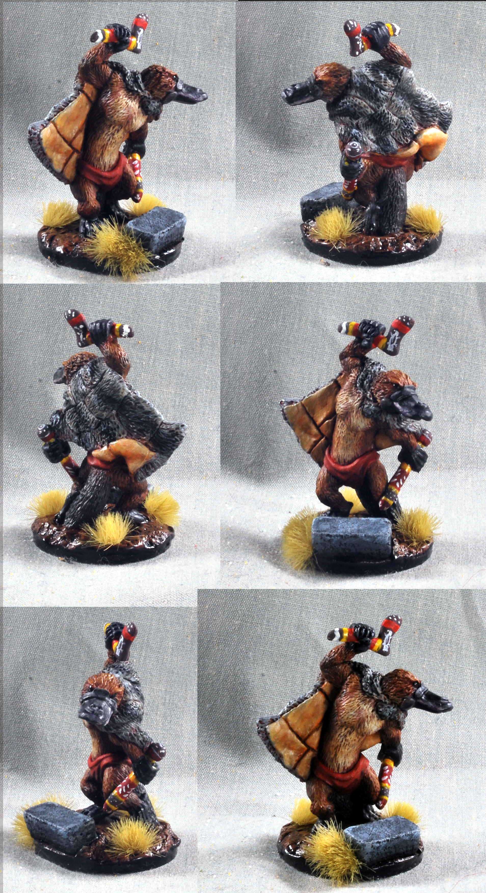 Badgers And Burrows, Freehand, Oathsworn Miniatures, Platypus, Warriors