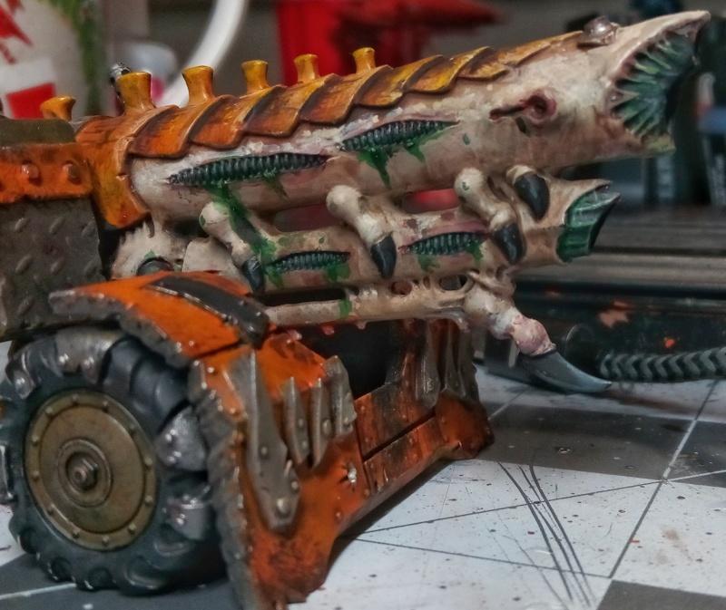 Artillery, Conversion, Gretchin, Grots, Kitbash, Looted, Mek Gun, Orks, Rupture Cannon, Tyranids