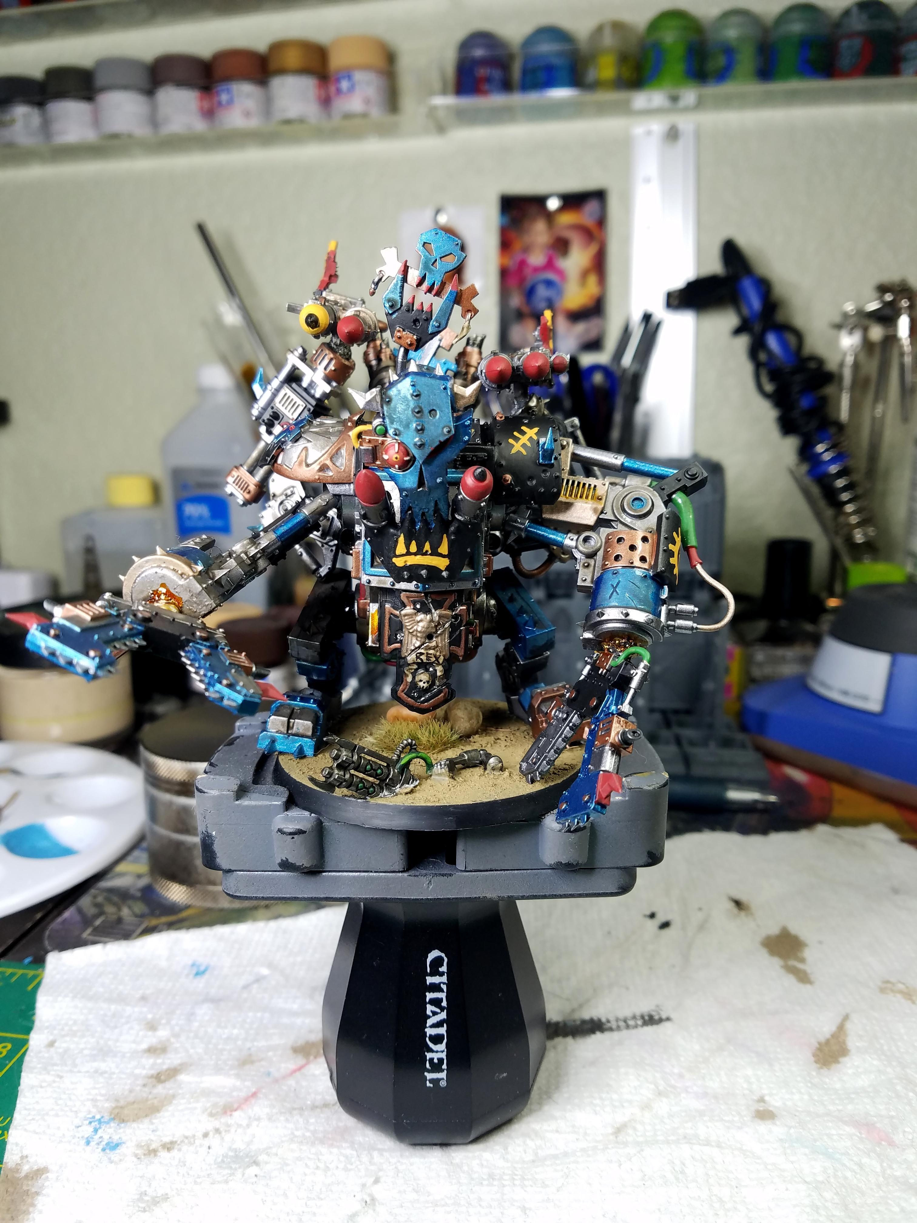 Death, Deff, Dreadnought, Orks, Skull
