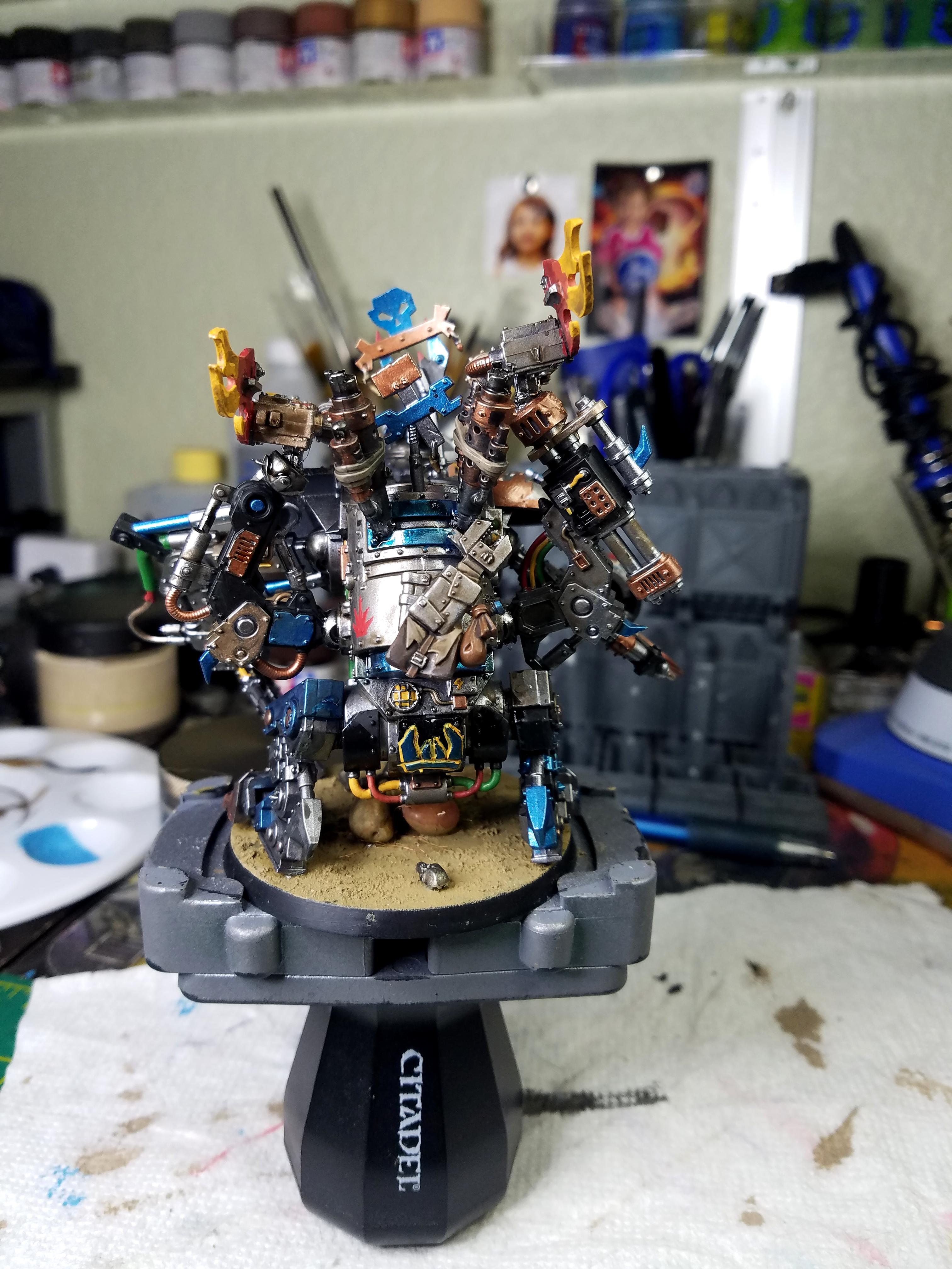 Death, Deff, Dreadnought, Orks, Skull