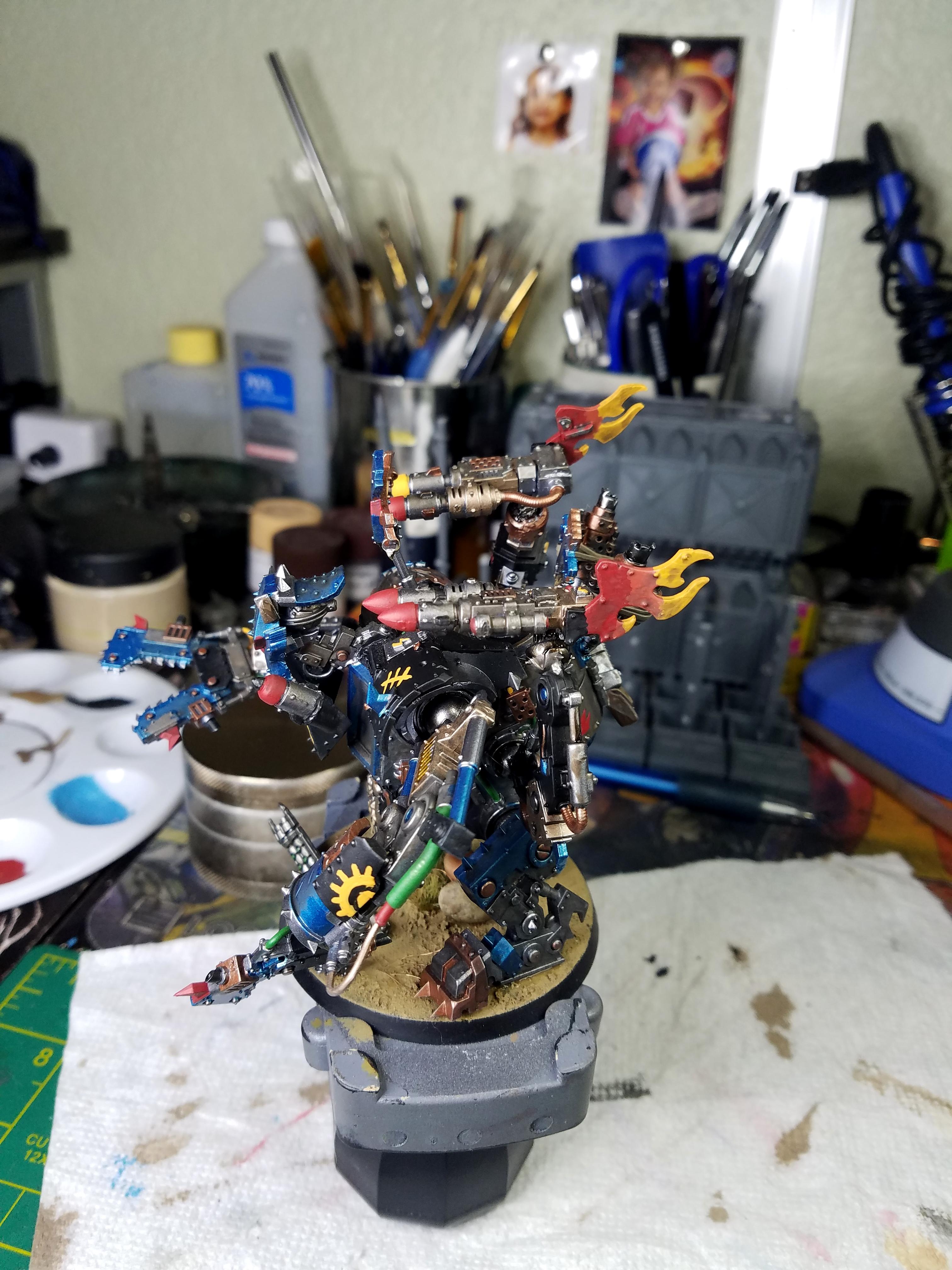 Death, Deff, Dreadnought, Orks, Skull