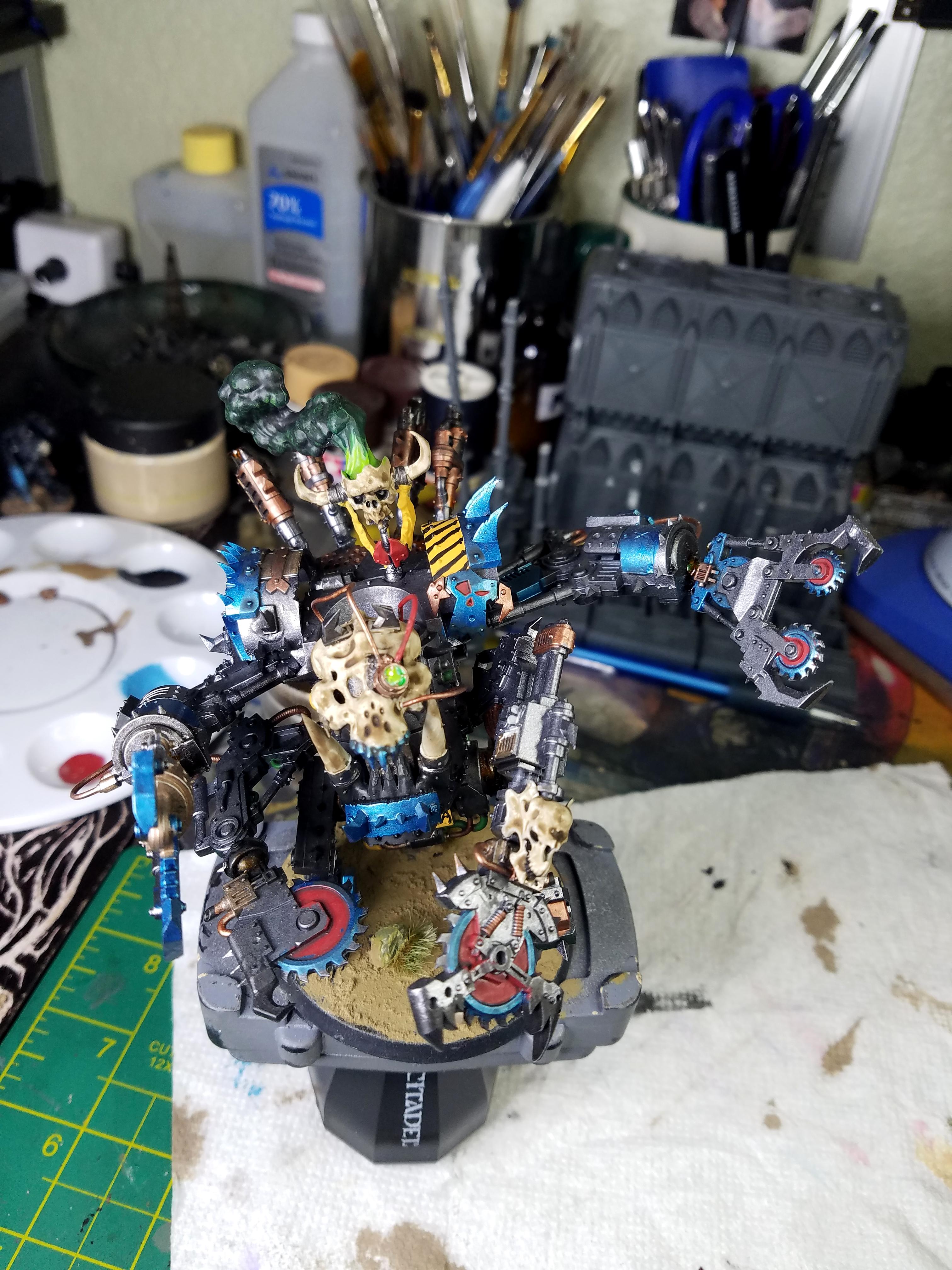 Death, Deff, Dreadnought, Orks, Skull