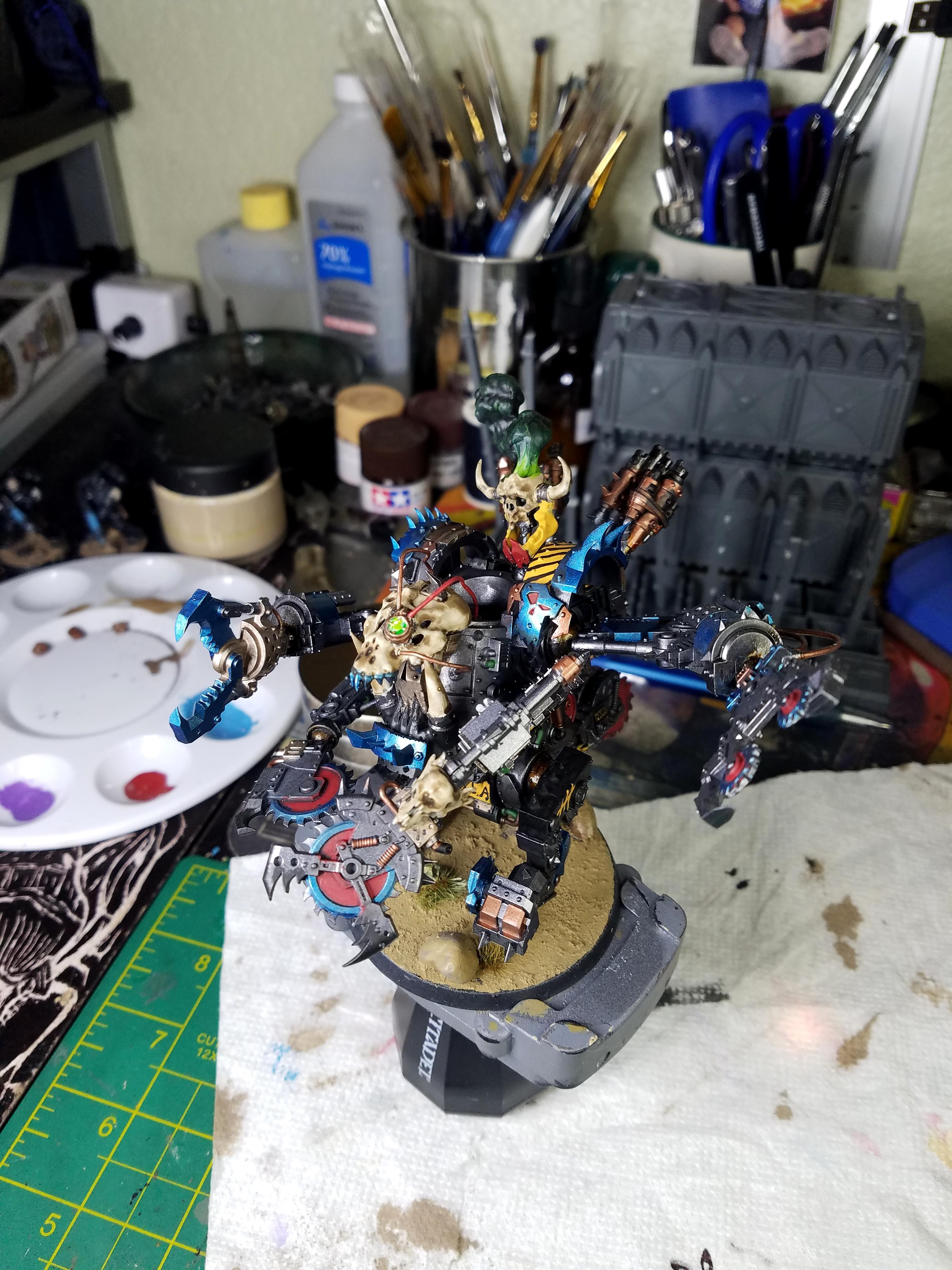 Death, Deff, Dreadnought, Orks, Skull