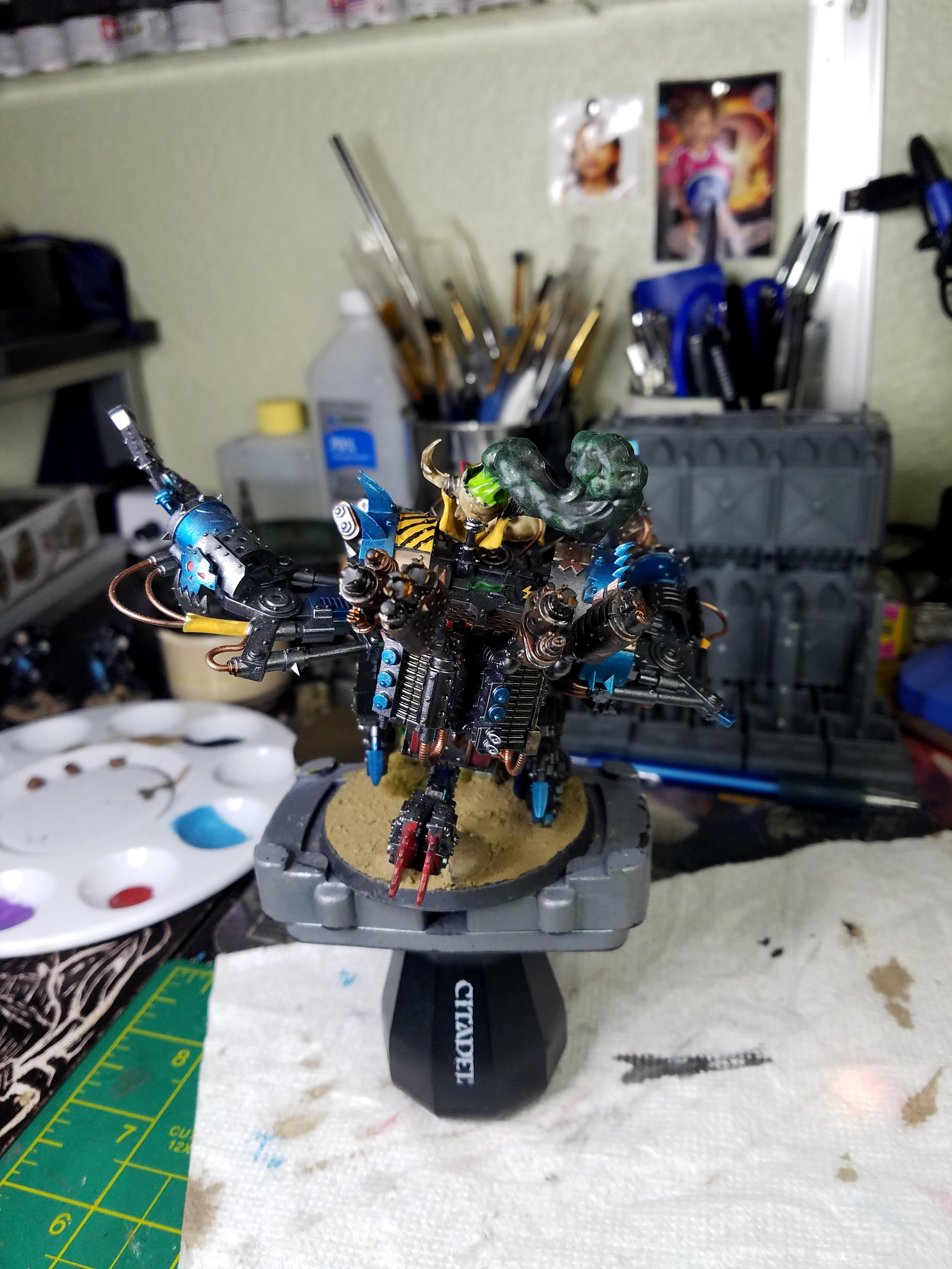 Death, Deff, Dreadnought, Orks, Skull