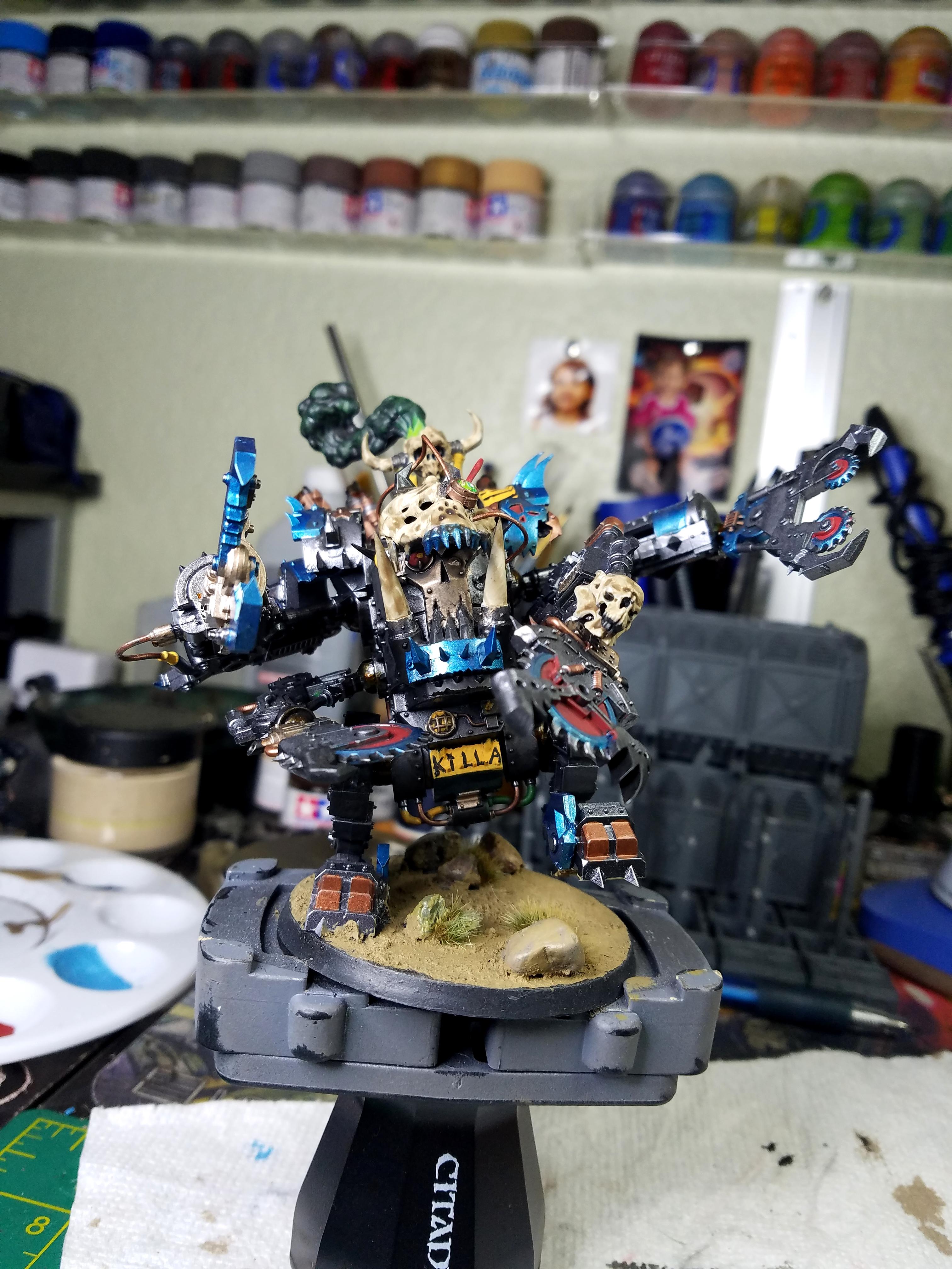 Death, Deff, Dreadnought, Orks, Skull