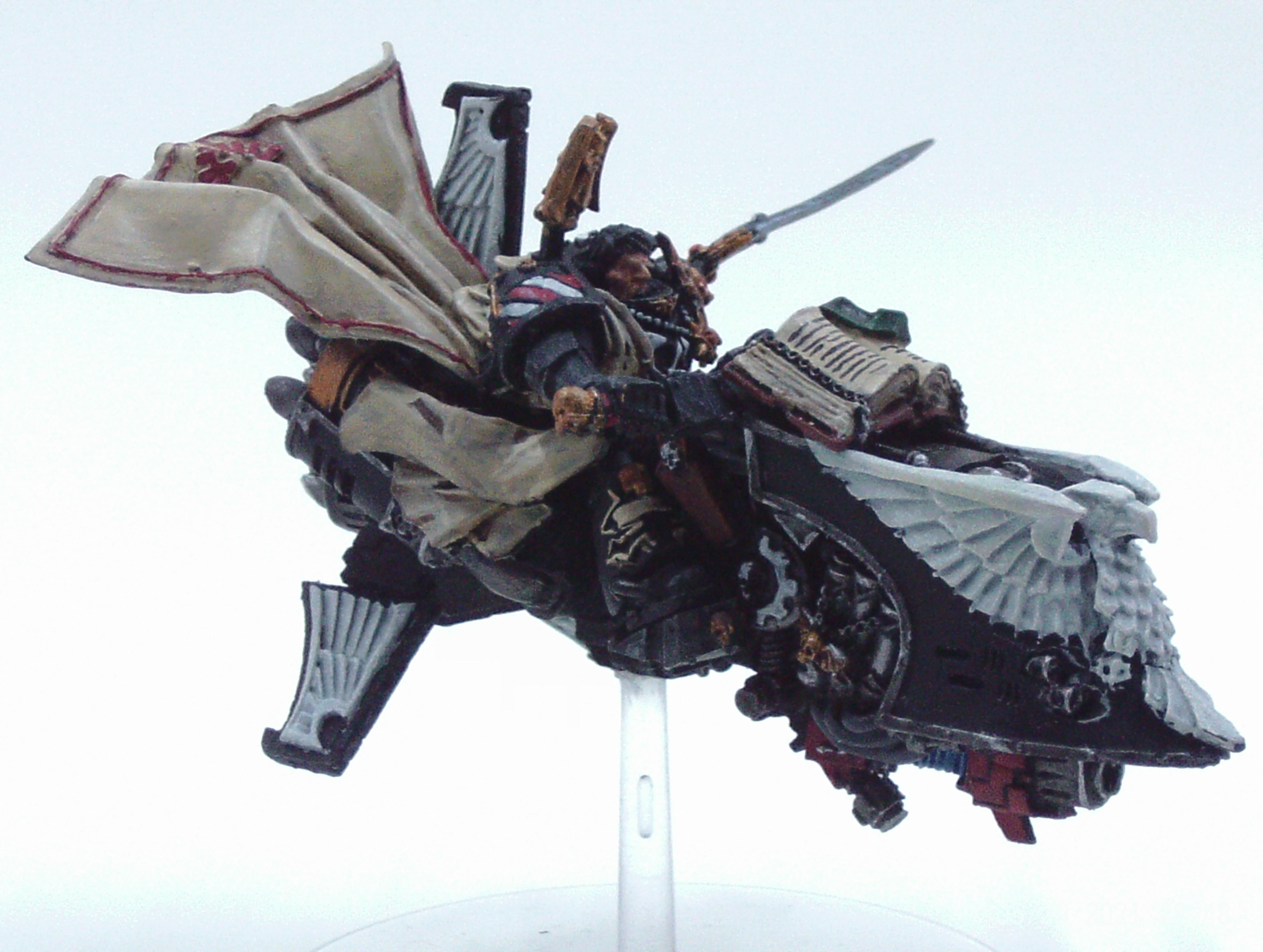 Angel, Bike, Captain, Dark, Jetbike, Master, Ravenwing, Sammael, Space, Space Marines