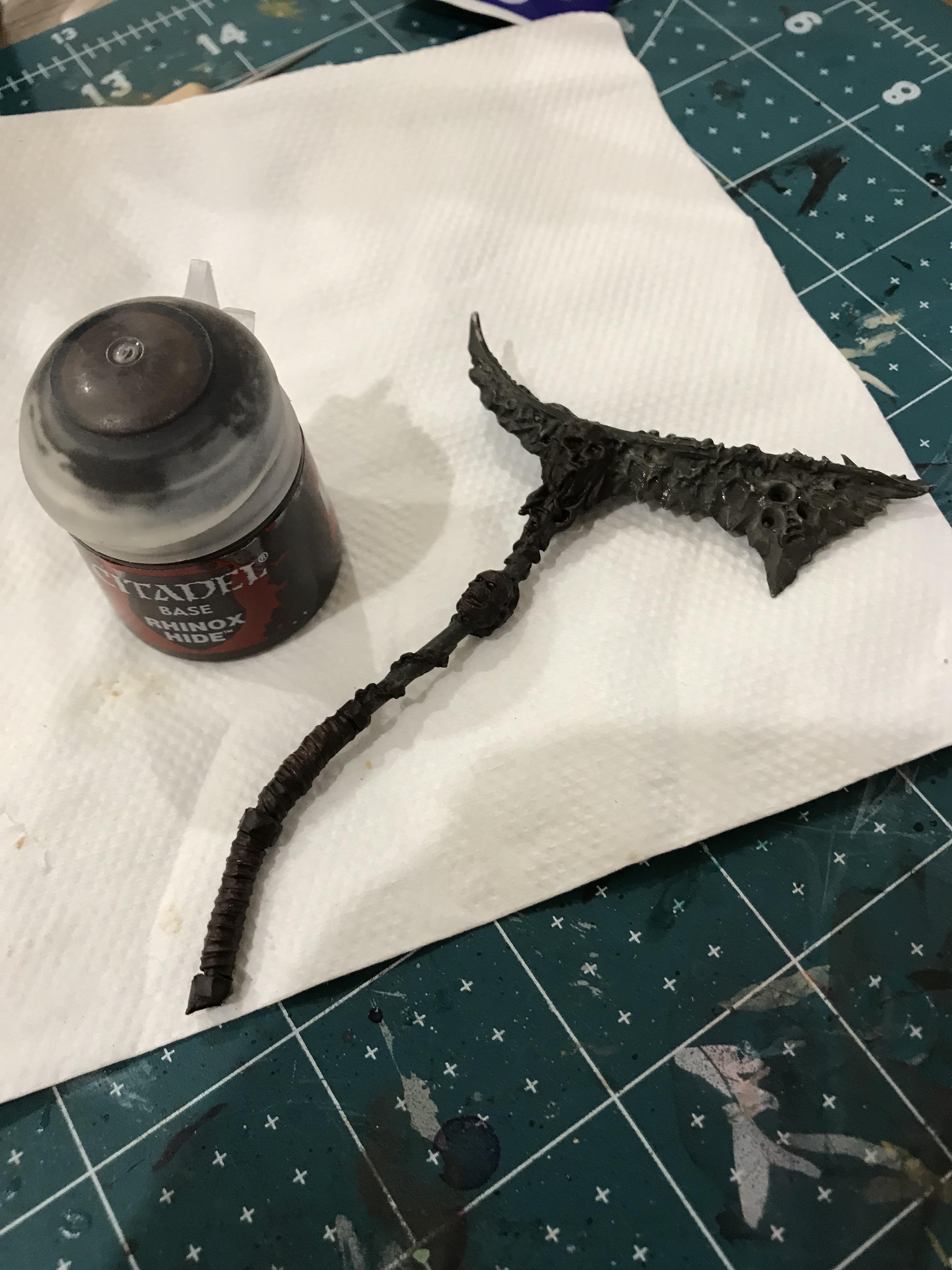 54mm, Chaos Space Marines, Conversion, Daemon Prince, Greenstuff, Inquisitor, Metal Miniatures, Nugle Conversion, Nurgle, Warhammer 40,000