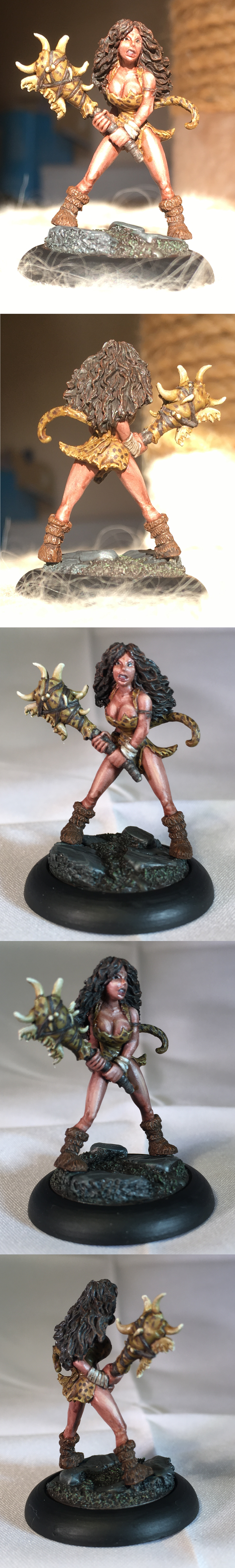 Bombshell Babes, Bombshell Miniatures, Cave Girl