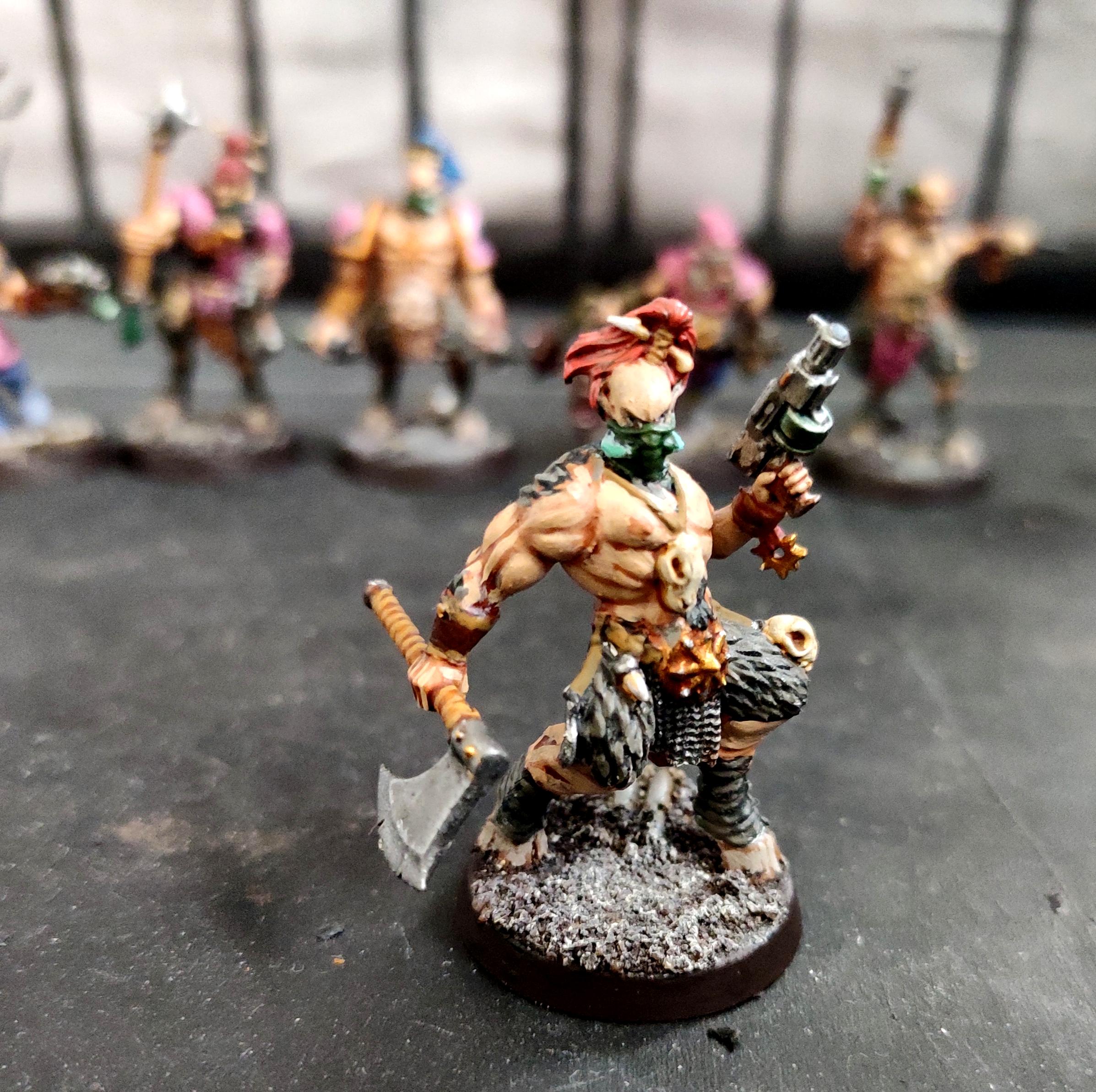 Abhuman, Autopistol, Axe, Beastmen, Chaos, Chaos Cultists, Conversion, Cult, Cultists, Dark Vengeance, Heresy, Heretics, Infantry, Kitbash, Lost And The Damned, Mutant, Regiment, Renegade, Slaanesh, Slaangor, Warhammer 40,000