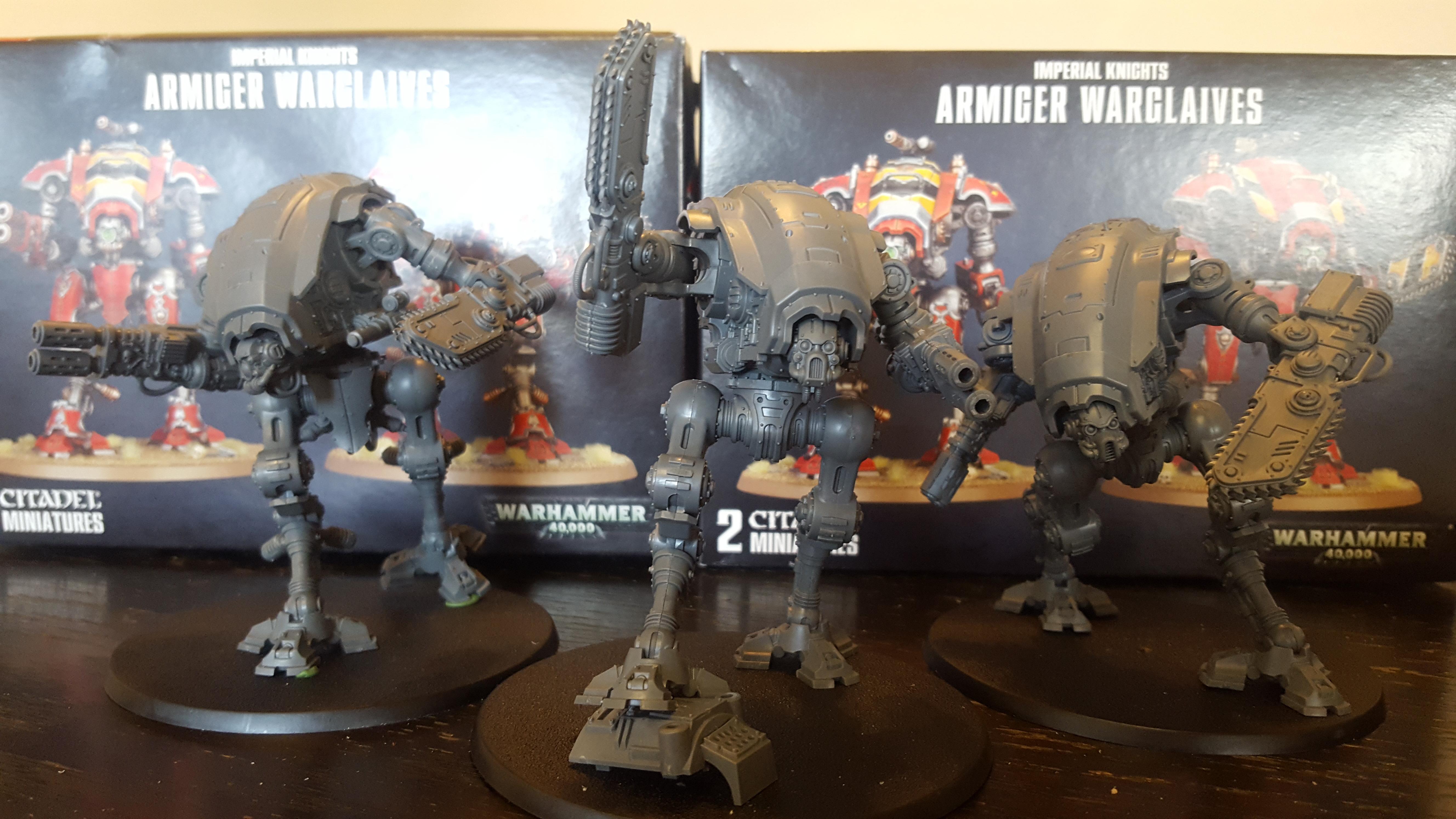 Armiger, Cool, Dynamic, Imperial Knight, Pose, Warglaive