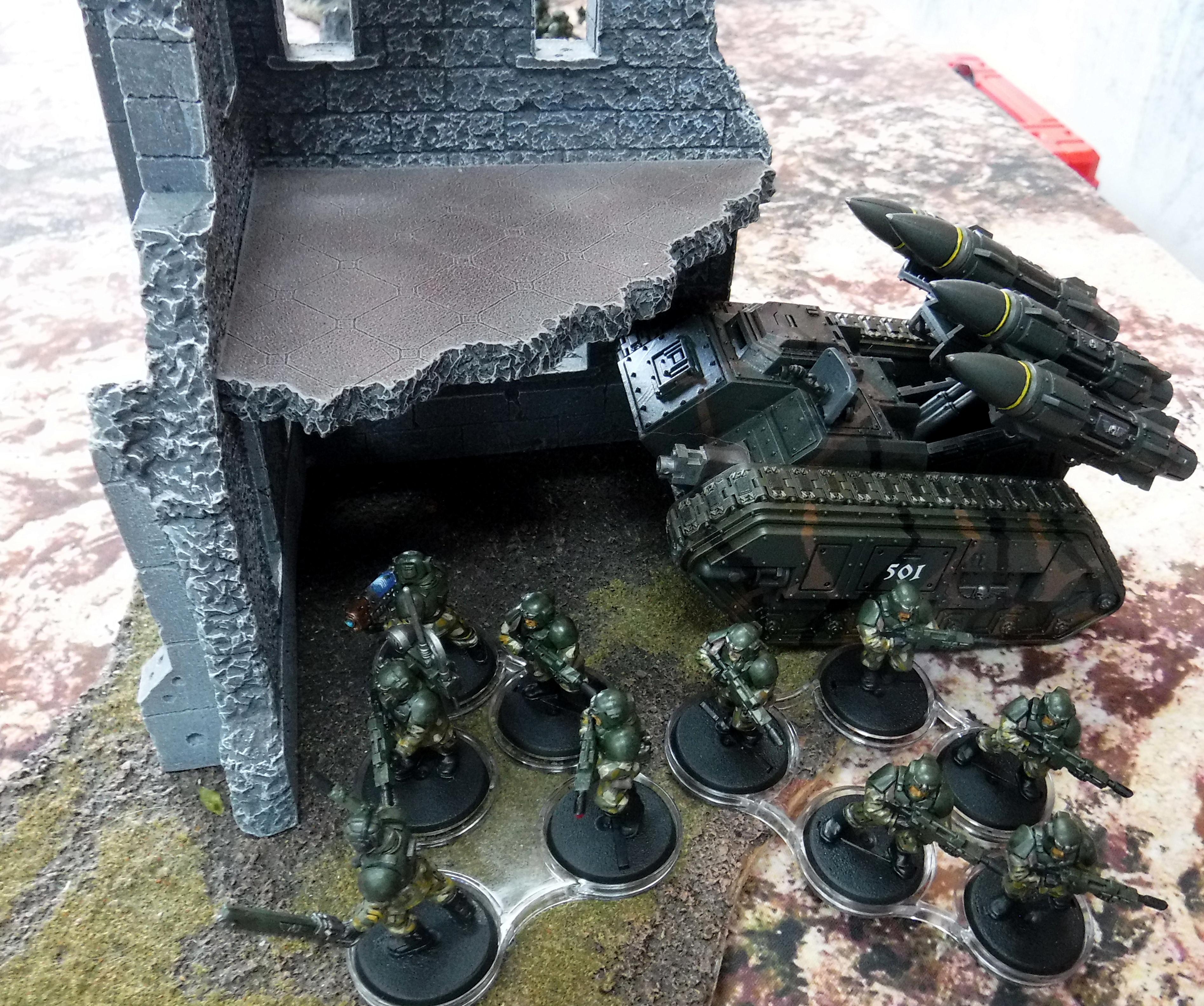 Astra Militarum, Cammo, Cammoflauge, Heavy Support, Imperial Guard, Manticore, Ruins, Storm Eagle
