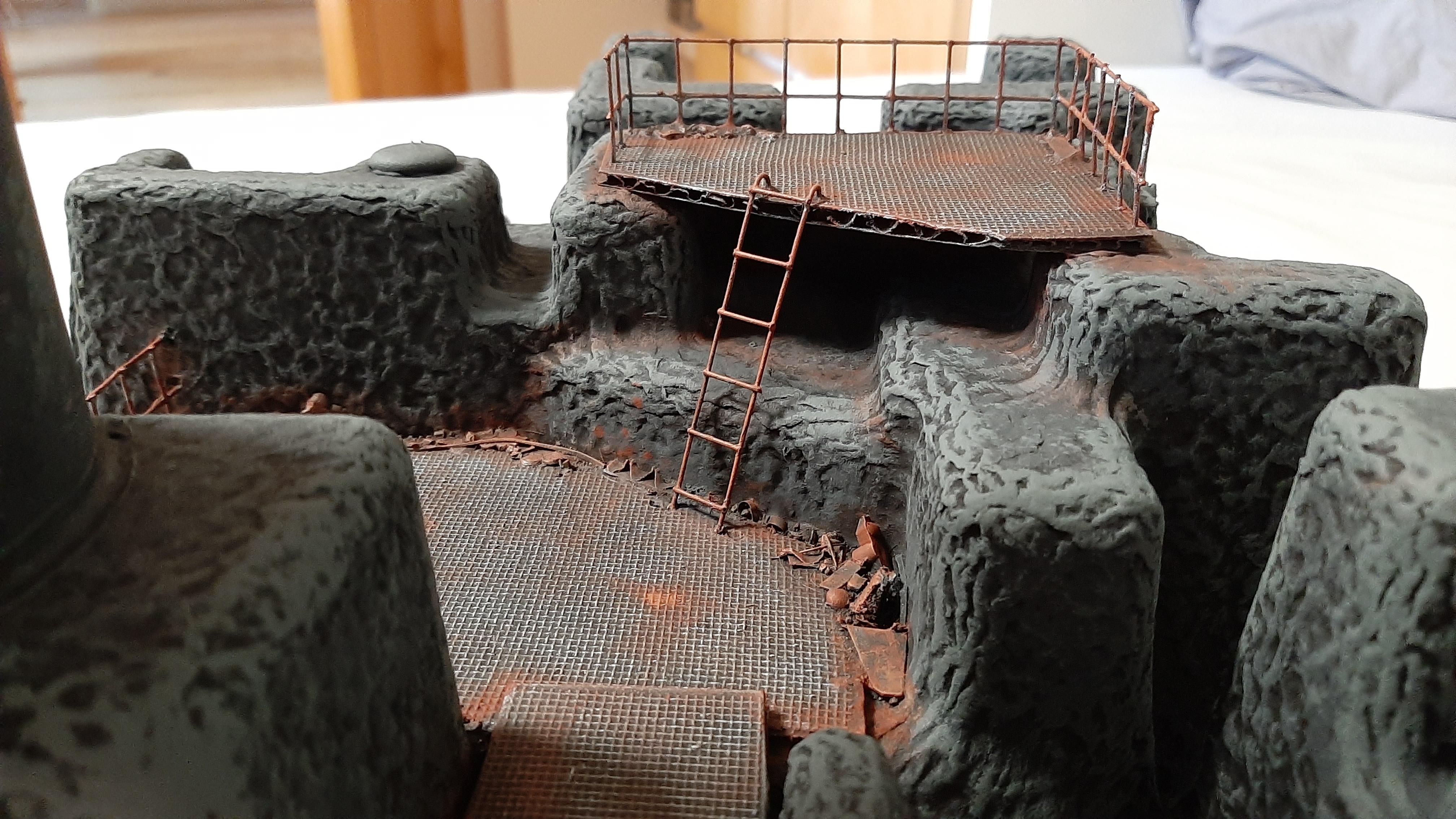Buildings, Bunker, Cardboard, Custom, Decay, Facility, Factory, Garbage, Generator, Junk, Necromunda, Packaging, Power, Recycled, Repurposed, Rust, Scrap, Scratch, Structure, Sump, Terrain, Trash, Underhive