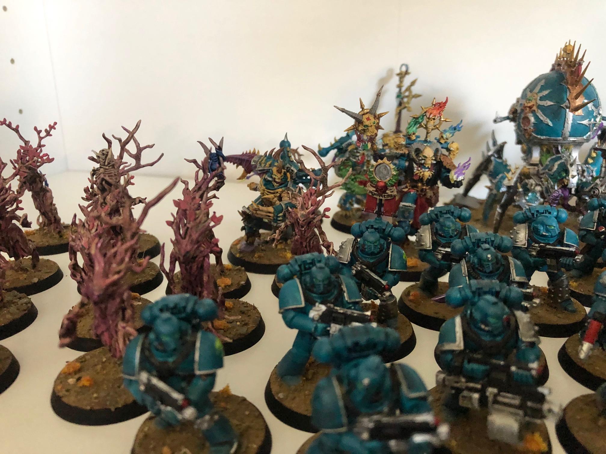 Alpha Legion, Chaos Space Marines, Kitbash, Warhammer 40,000