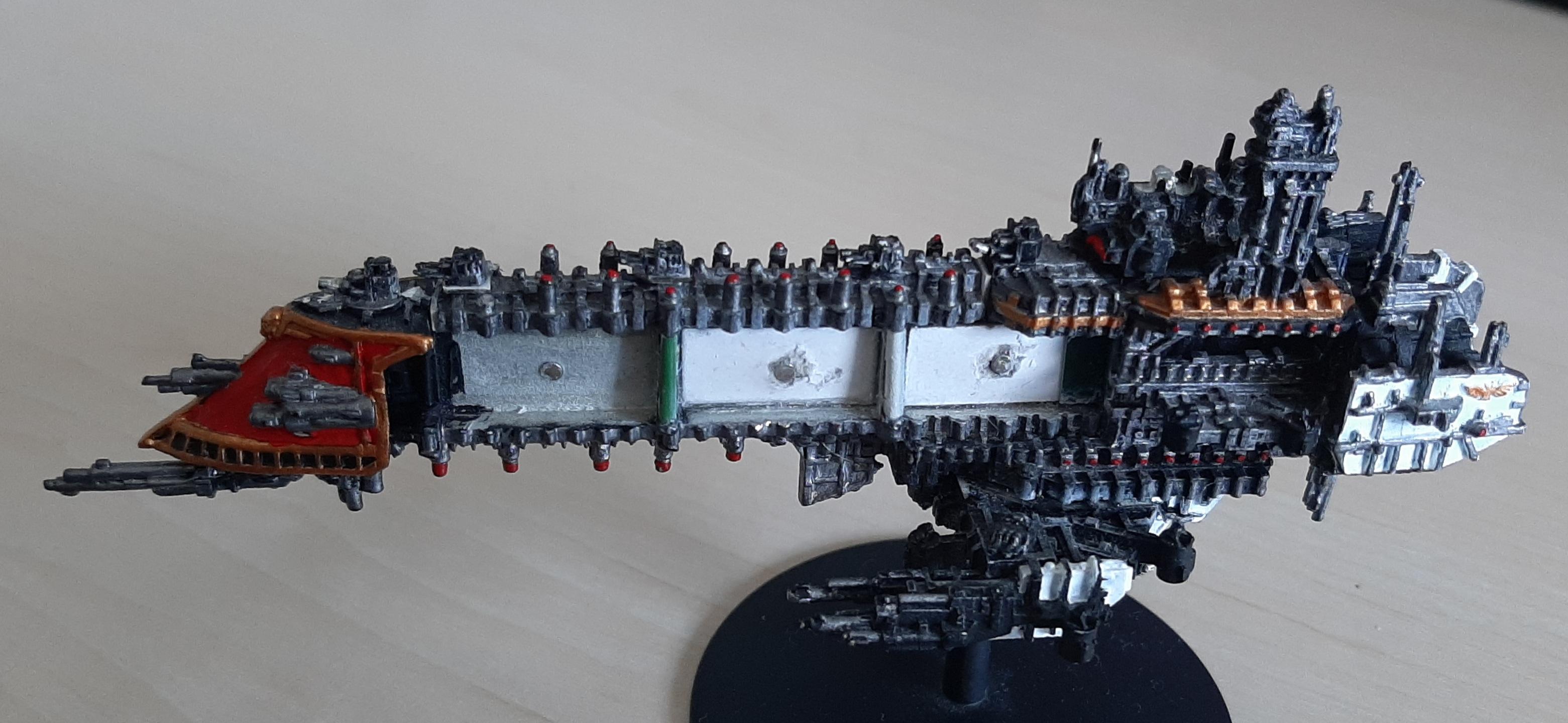 Battlehip magnetized hull