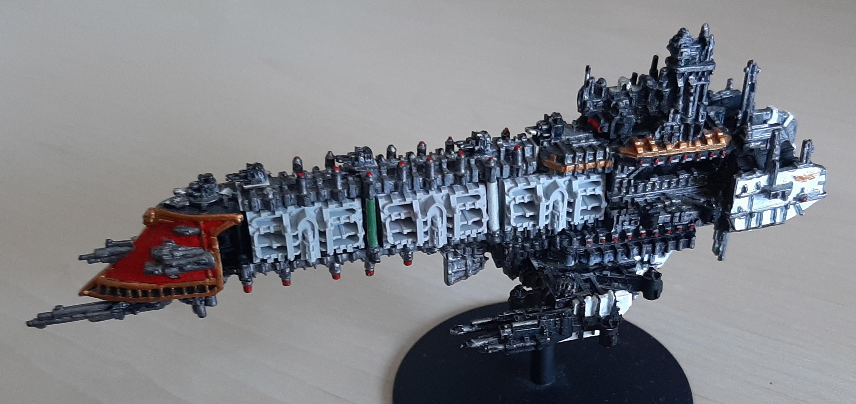 Battleship with Vanguard hangars