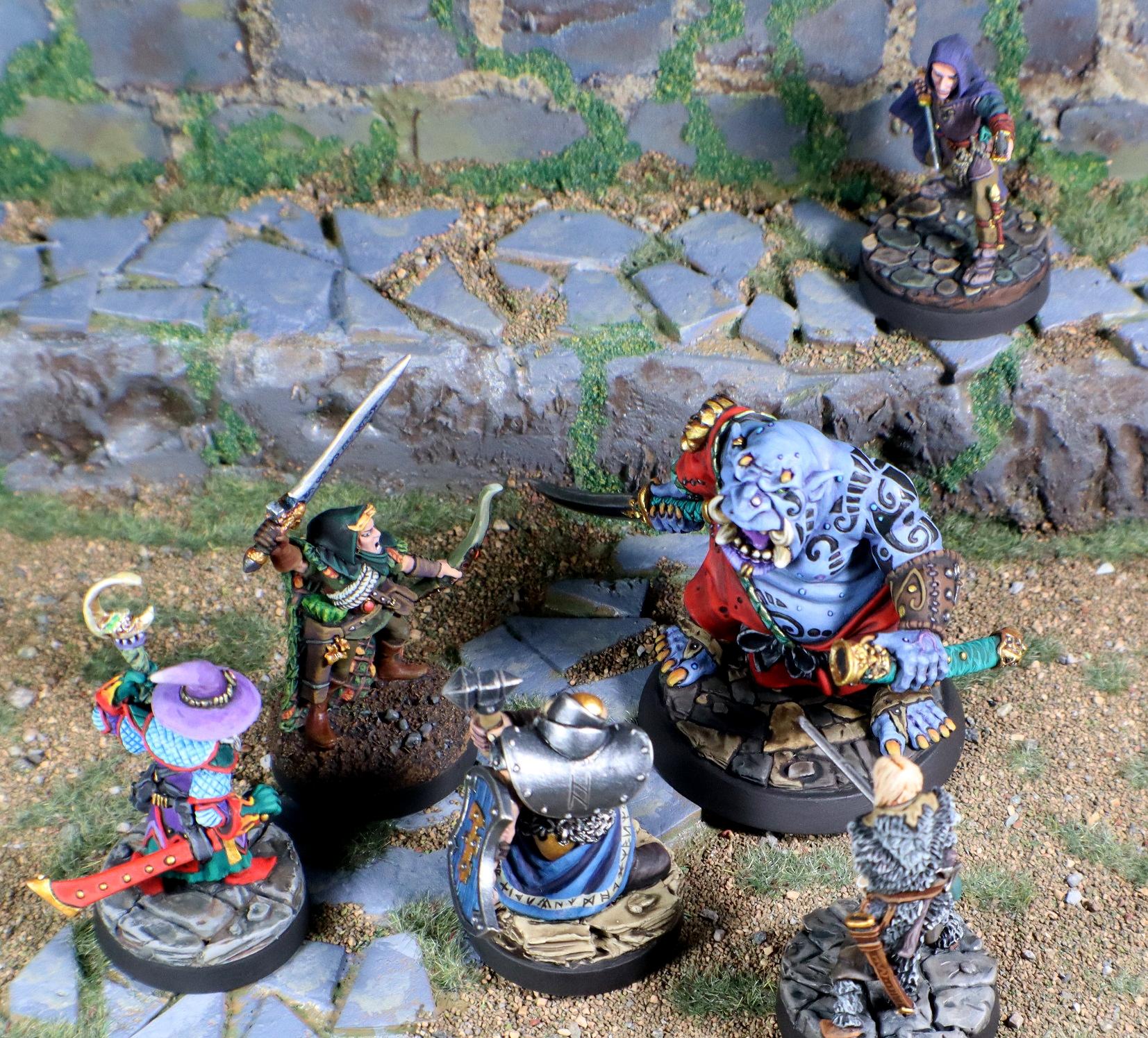 Carrero Arts, Carreroarts, Confrontation Painted, Dai-bakemono Ogre, Ogre Mage, Ogre Mage Encounter, Painted Confrontation Miniatures, Pro Painted Confrontation  Minis, Rackham Confrontation, Rackham Painted