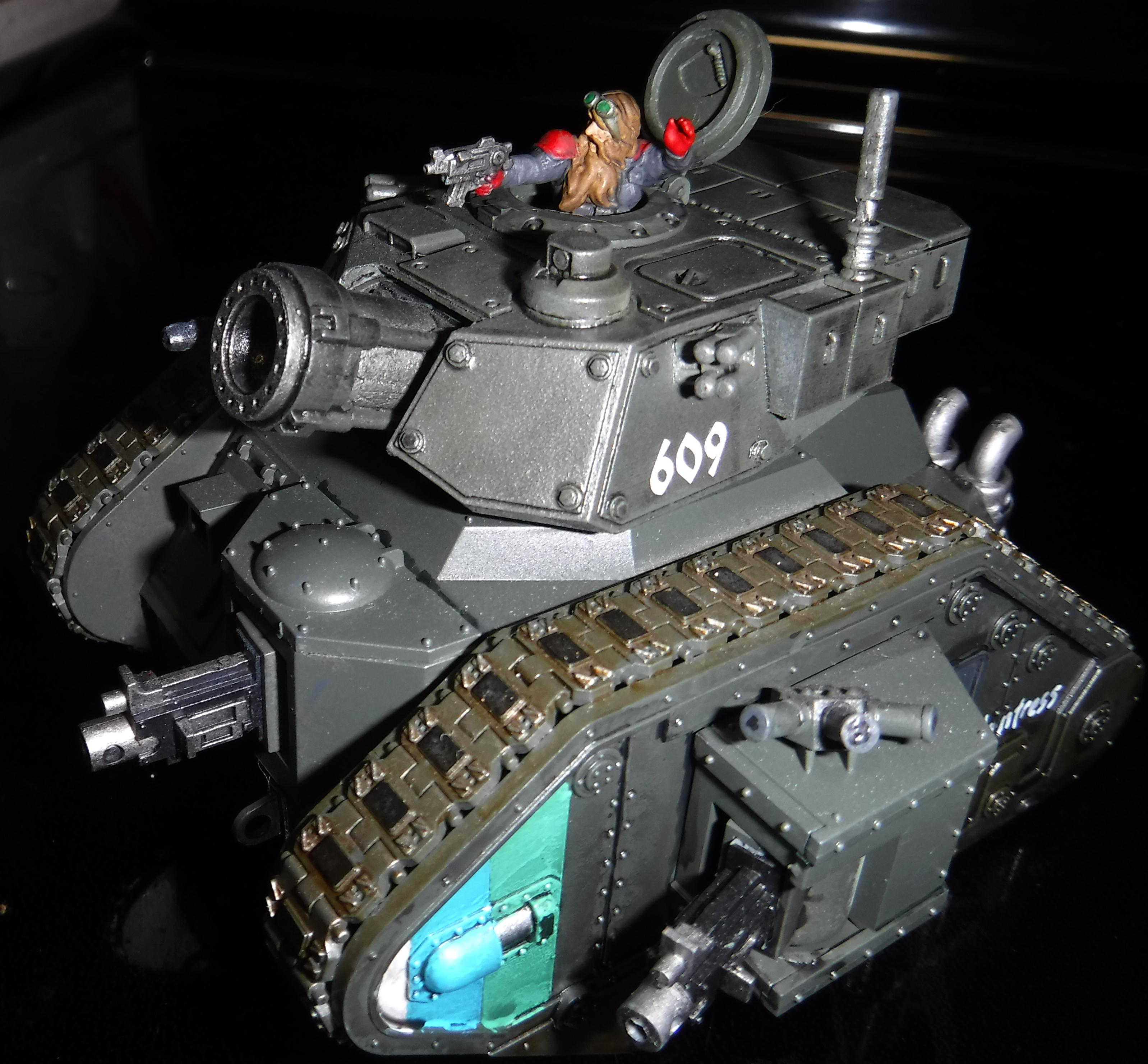 Astra Militarum, Blood And Skulls, Conversion, Custom, Demolisher, Dwarves, Imperial Guard, Leman Russ, Squats, Swap, Tank Commander
