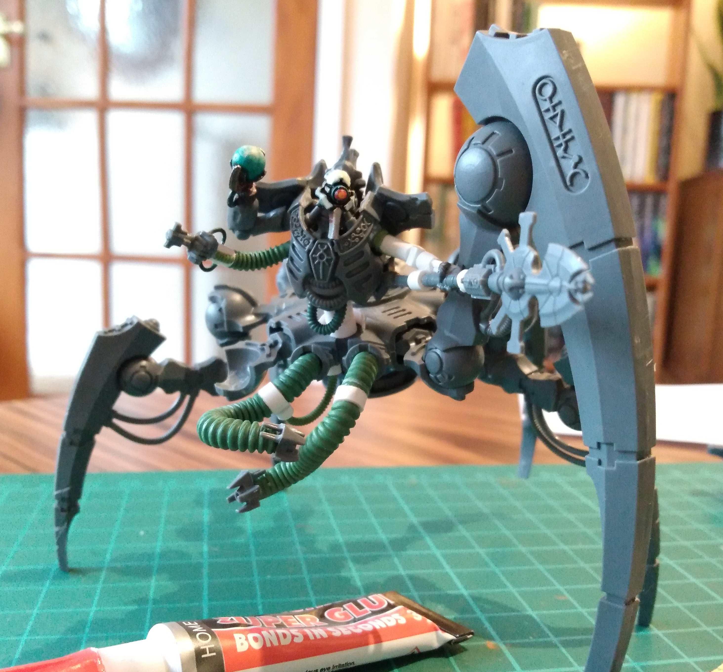 Catacomb Command Barge Conversion, Converted Triarch Stalker, Destroyer Cult Conversions, Necron Conversion, Necron Conversions, Necron Destroyer Cult, Triarch Stalker Conversion