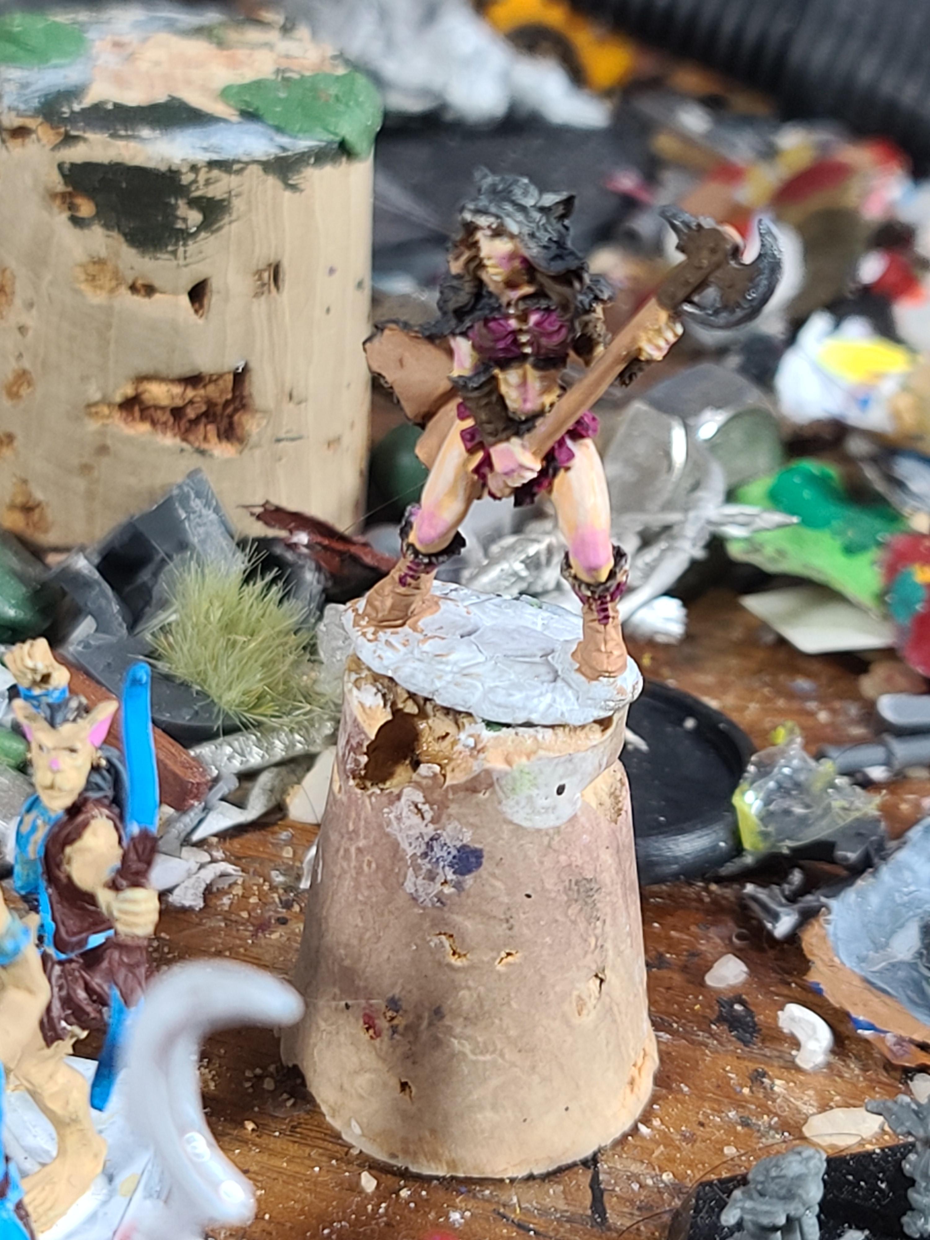 Barbarian, Berzerker, J Guthrie Sculpt, Reaper Miniatures