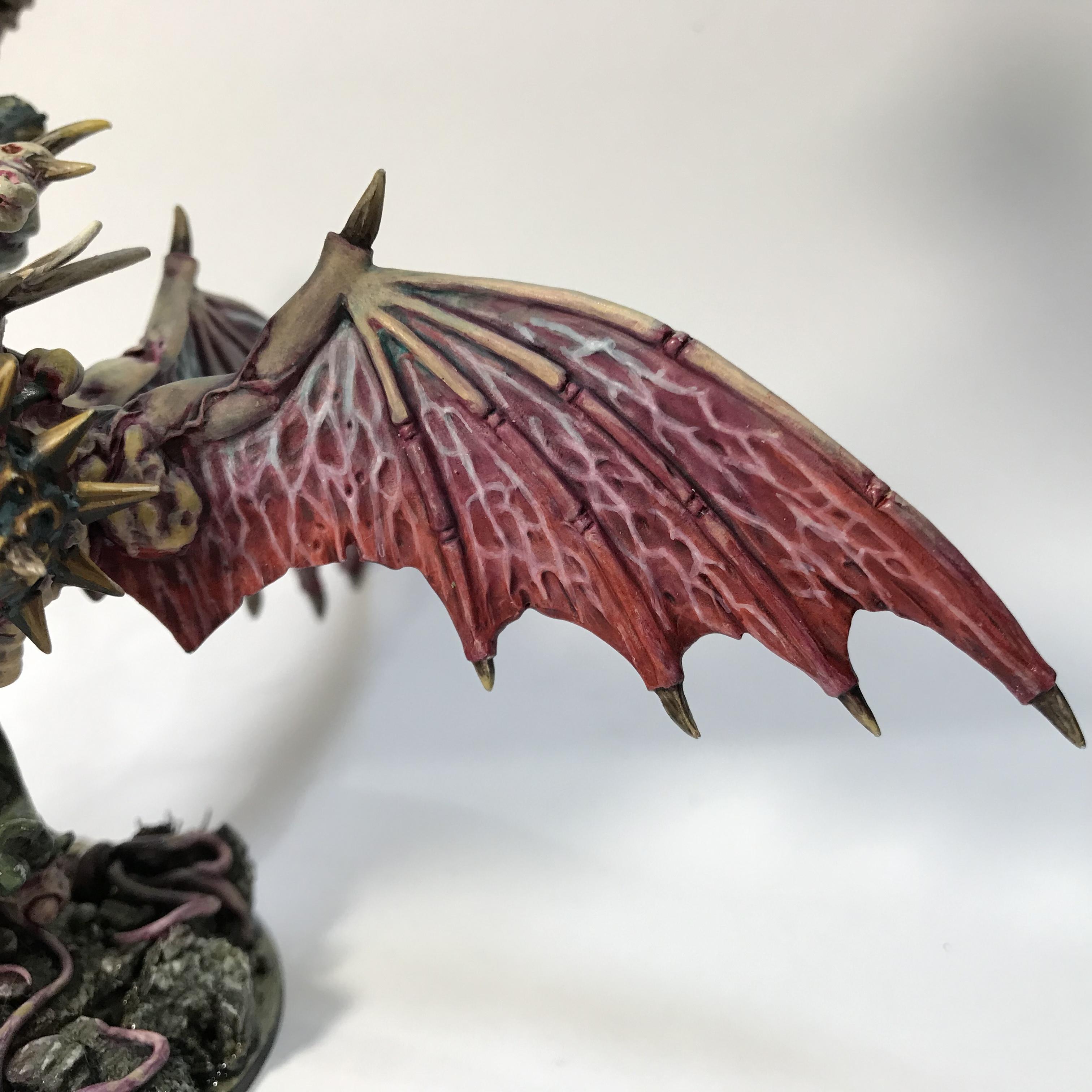 54mm, Chaos Space Marines, Conversion, Daemon Prince, Greenstuff, Inquisitor, Metal Miniatures, Nugle Conversion, Nurgle, Warhammer 40,000