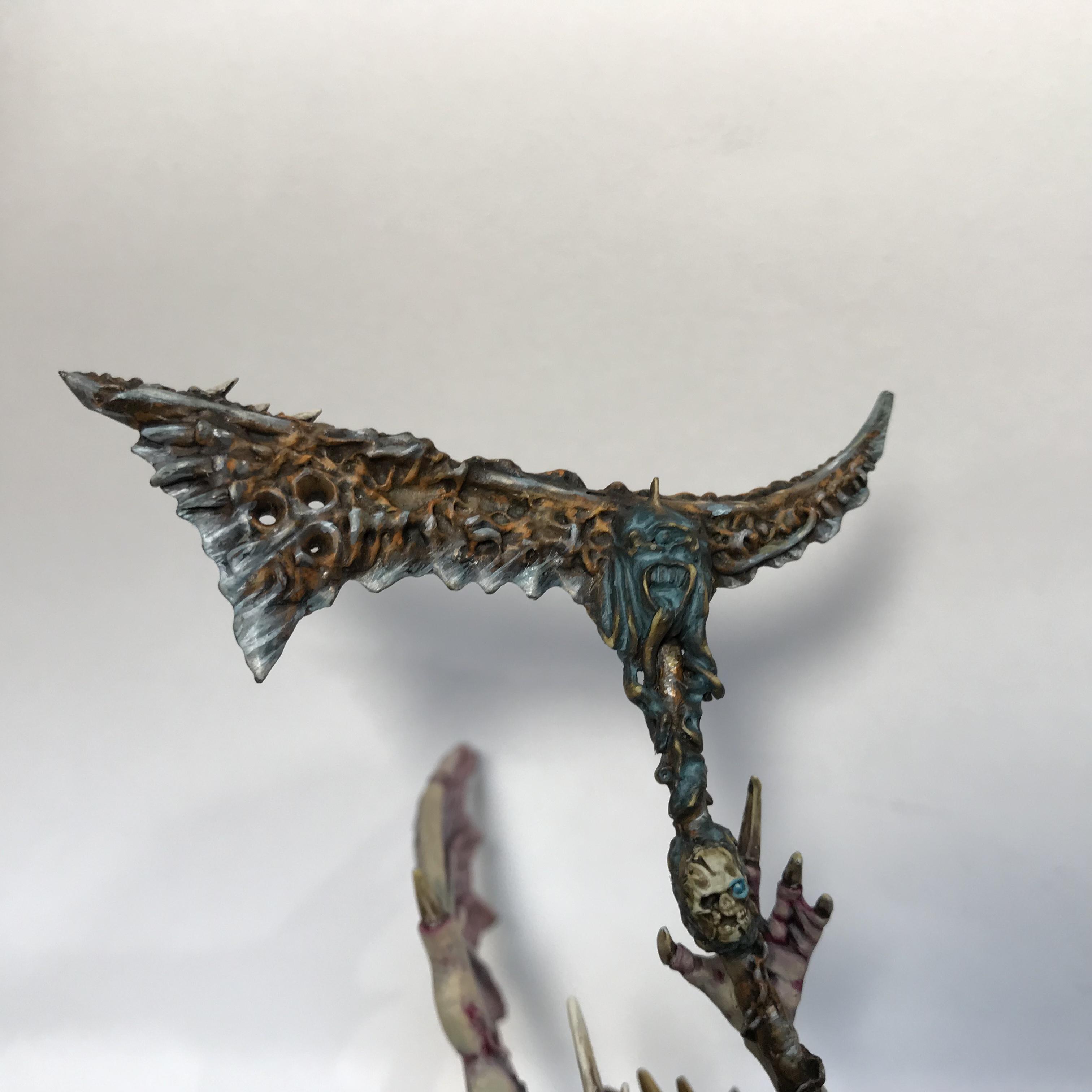 54mm, Chaos Space Marines, Conversion, Daemon Prince, Greenstuff, Inquisitor, Metal Miniatures, Nugle Conversion, Nurgle, Warhammer 40,000