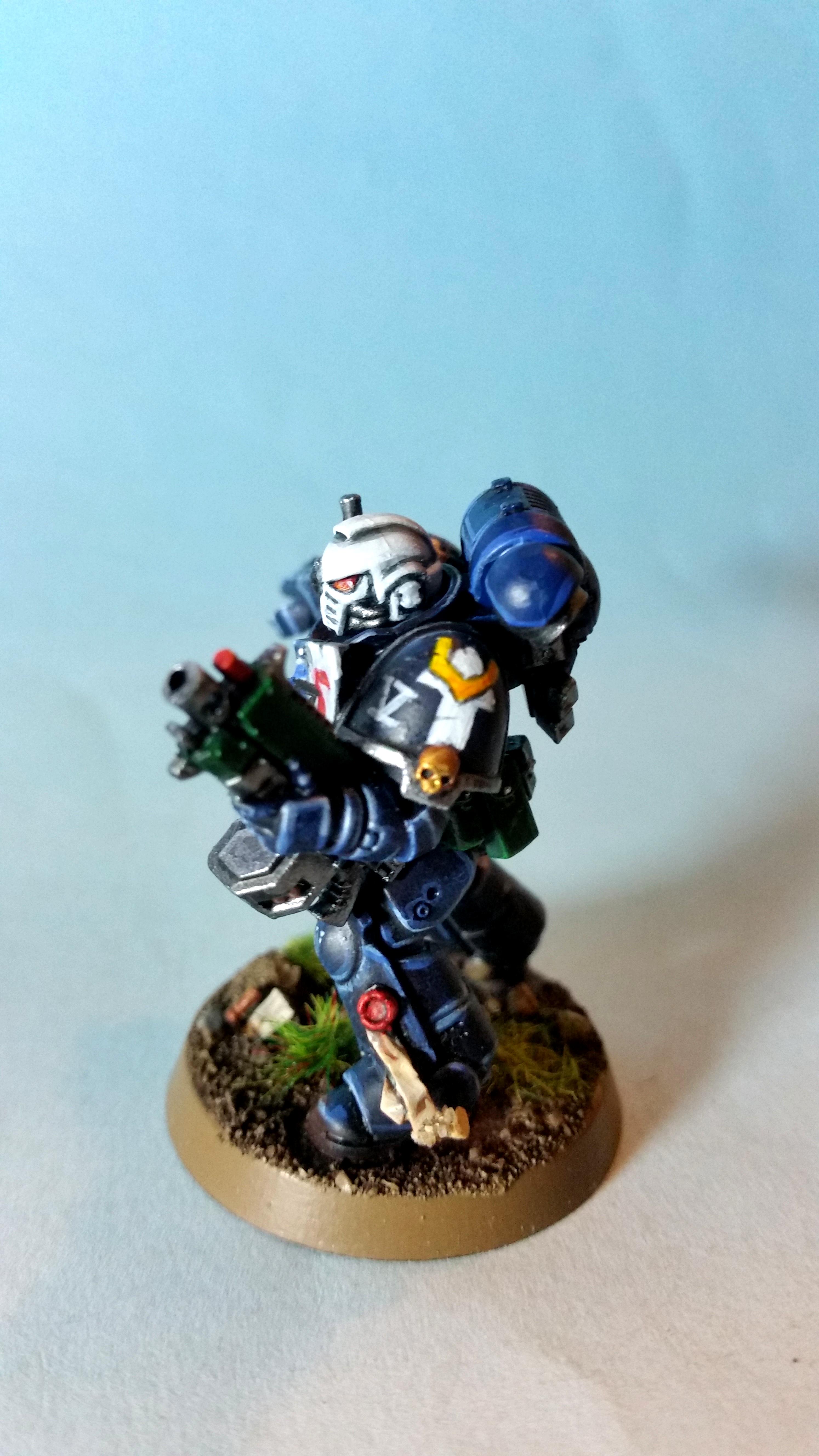 Auto Bolt Rifle, Intercessors, Primaris, Space Marines, Ultramarines