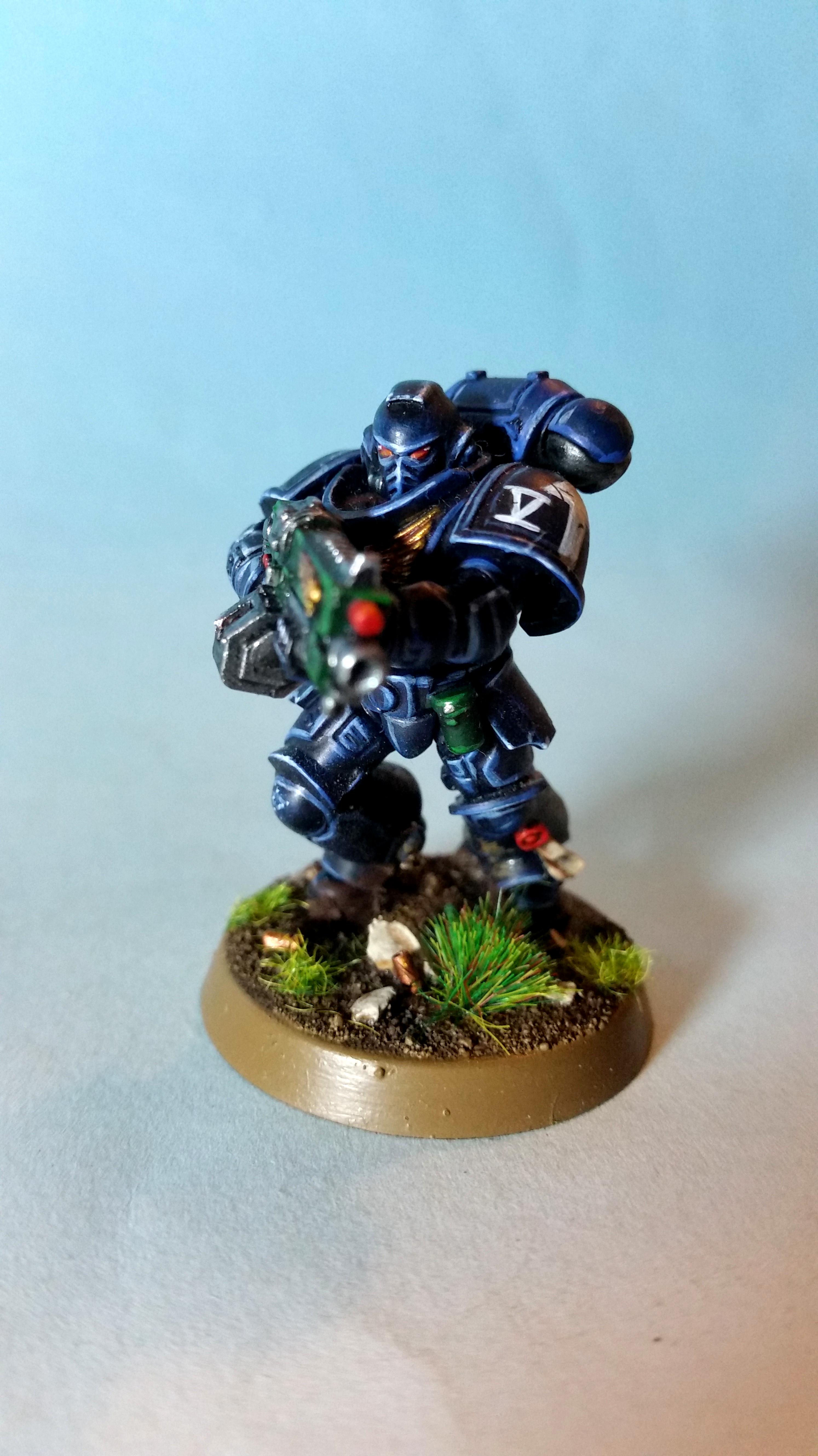 Auto Bolt Rifle, Intercessors, Primaris, Space Marines, Ultramarines