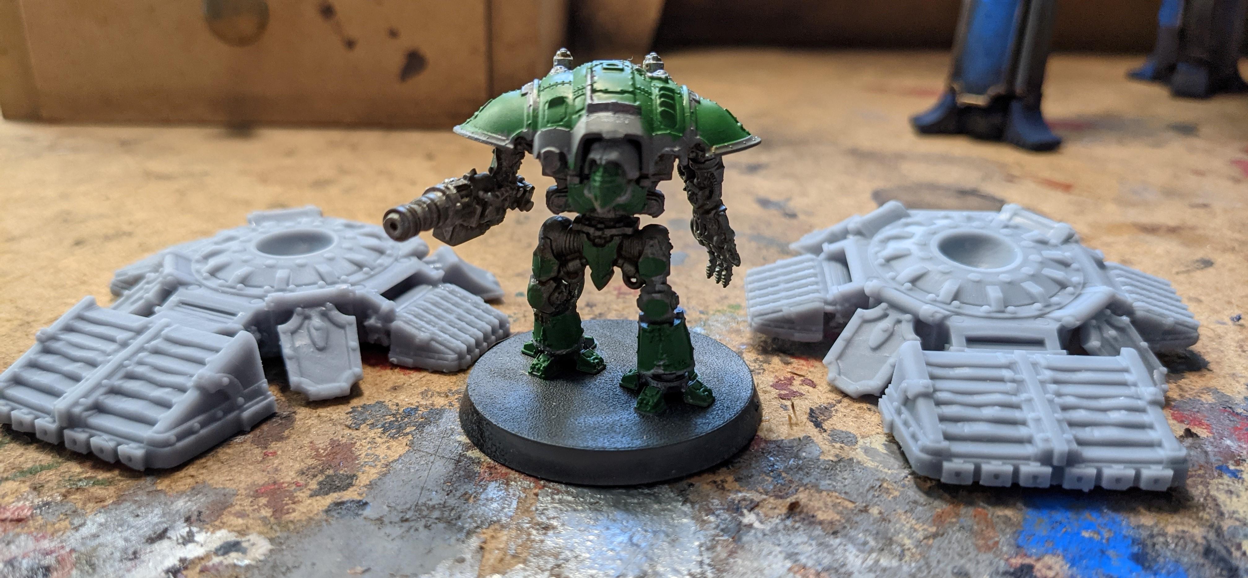 3d Print, Titanicus, Emperor titan feet