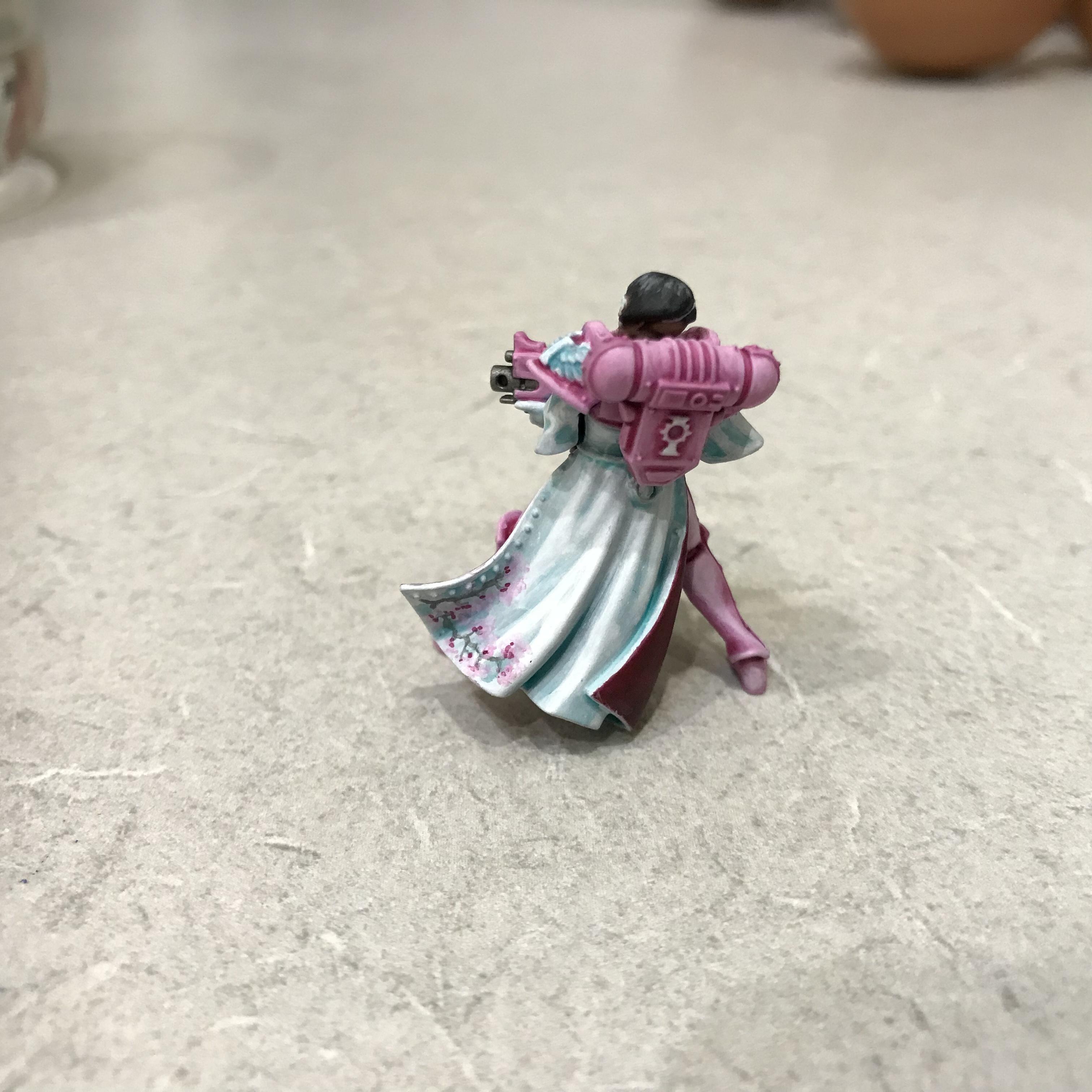 Adeptus Sororitas, Cherry Blossom, Freehand, Model Of The Month, Order Of The Falling Blossom